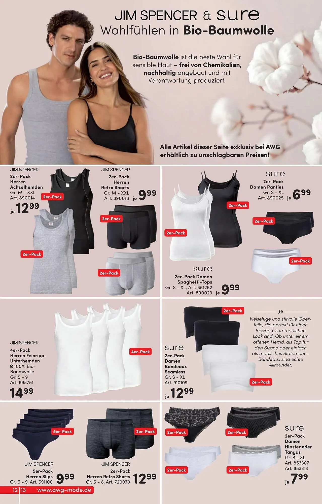AWG Mode Prospekt von 2. August bis 17. August 2025 - Prospekt seite 12