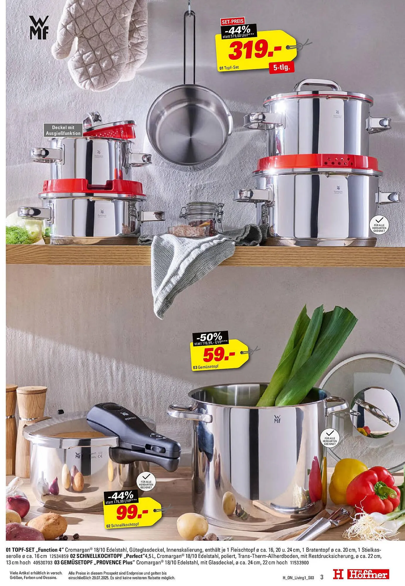 Höffner Prospekt von 3. Juni bis 29. Juli 2025 - Prospekt seite 3