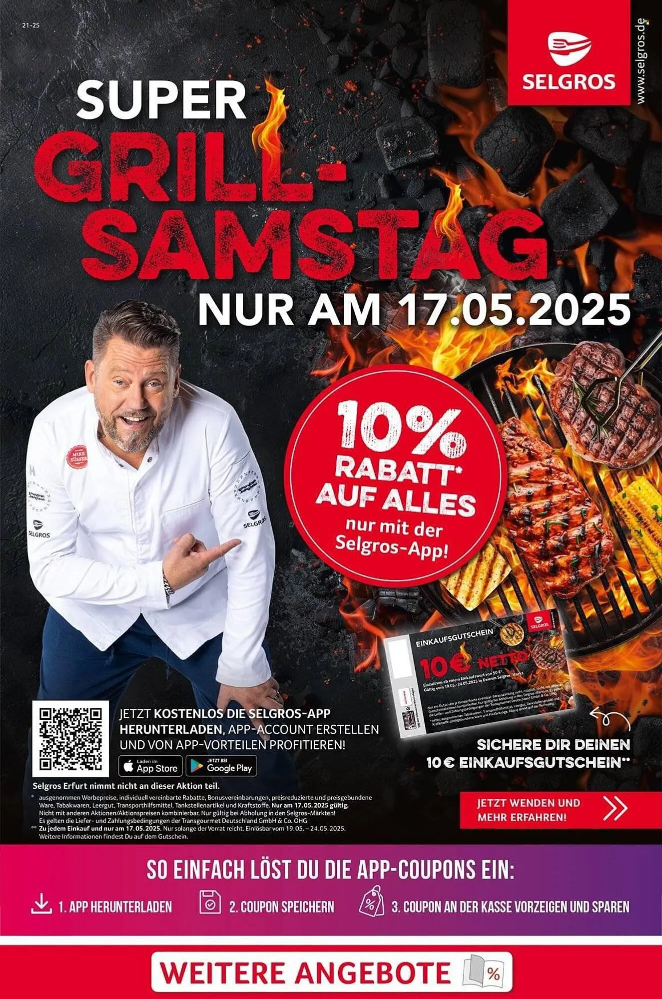 Selgros Prospekt von 17. Mai bis 17. Mai 2025 - Prospekt seite 1