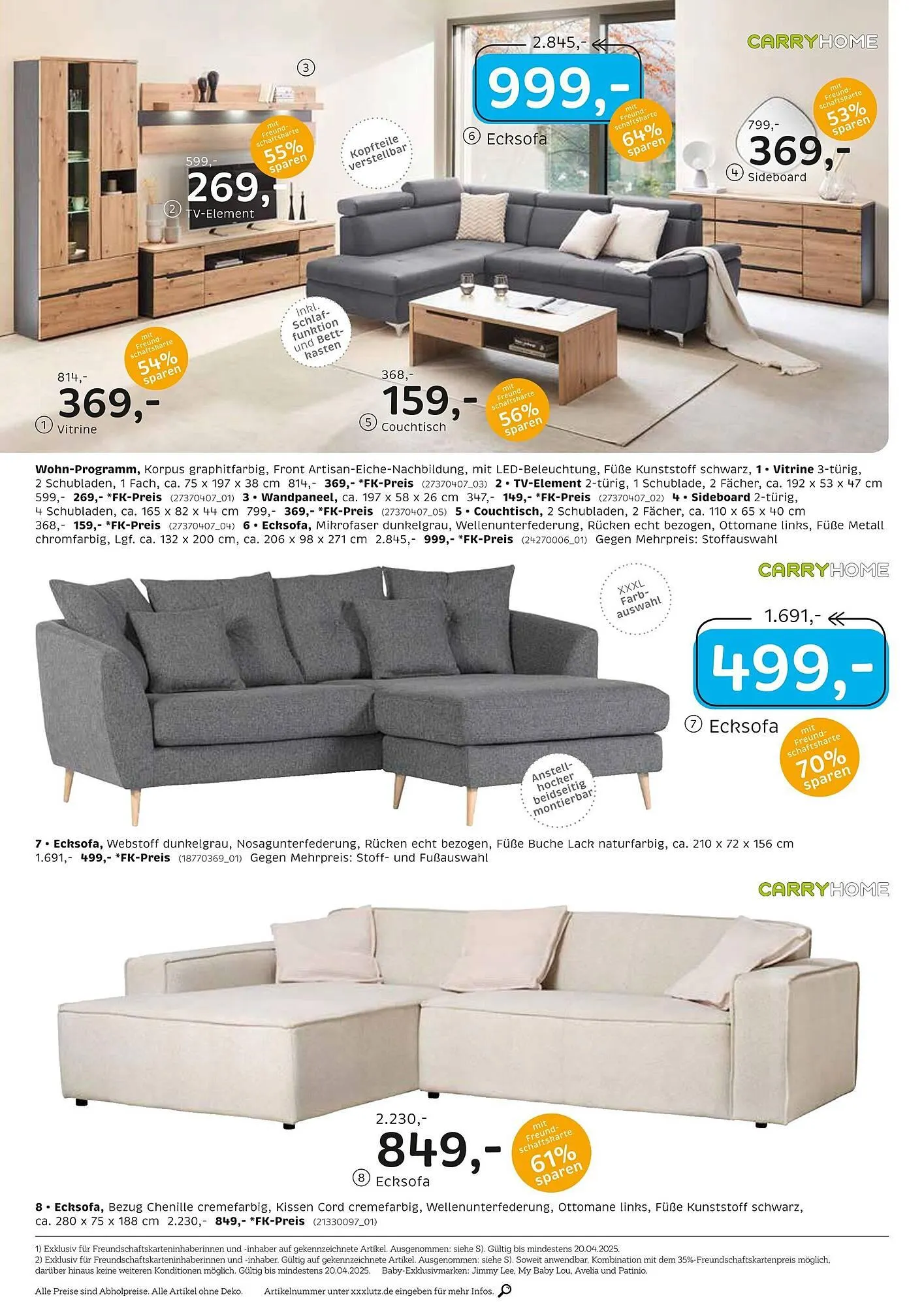 XXXLutz Prospekt von 31. März bis 20. April 2025 - Prospekt seite 2