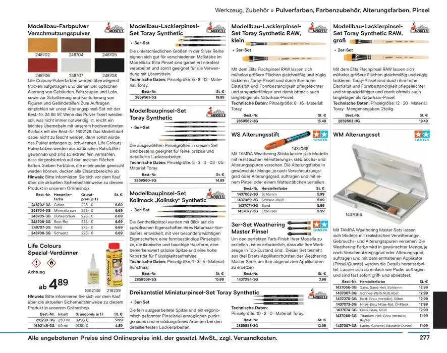 Modellbahn Katalog von 29. Oktober bis 31. Dezember 2025 - Prospekt seite 279