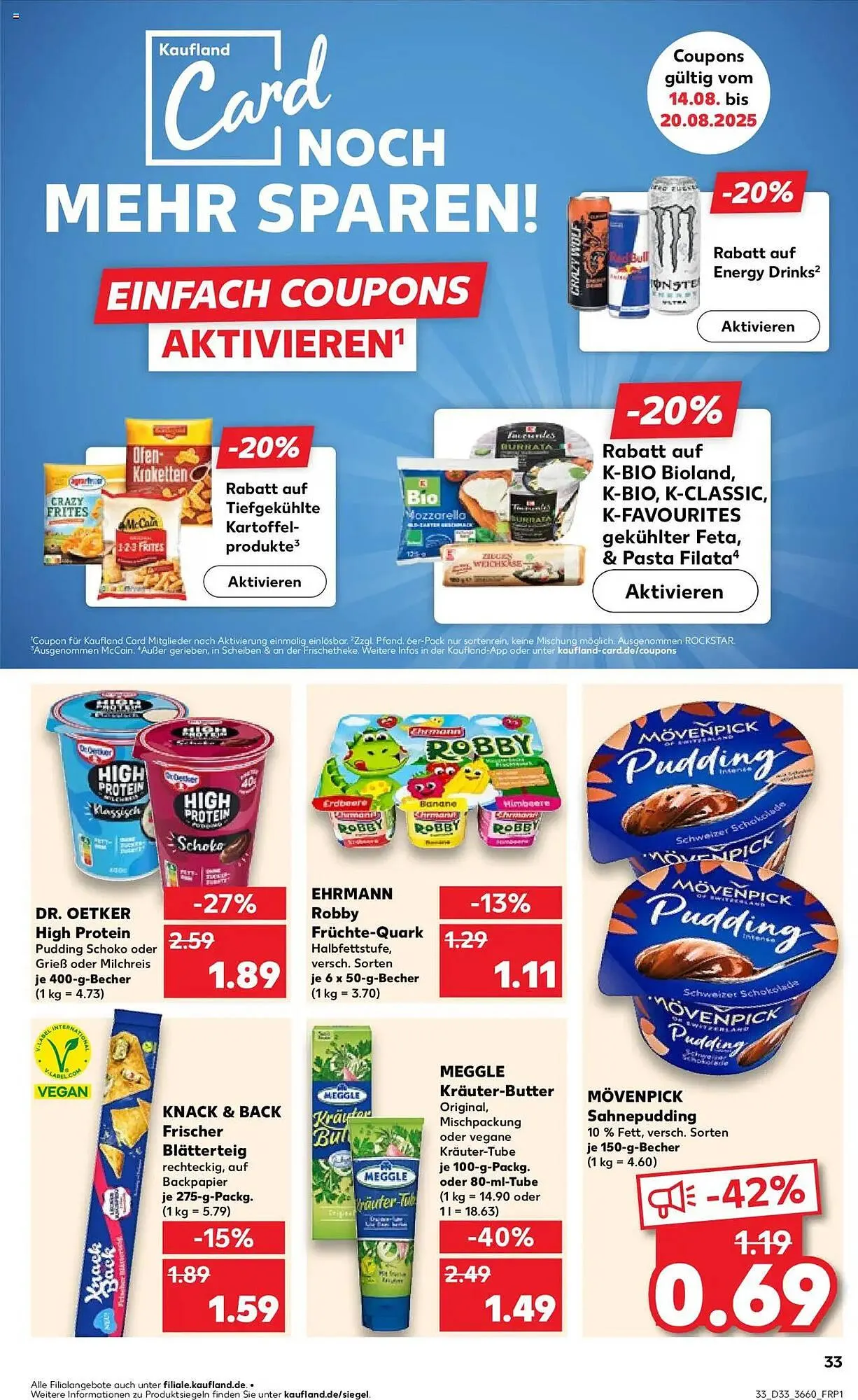 Kaufland Prospekt von 14. August bis 20. August 2025 - Prospekt seite 33