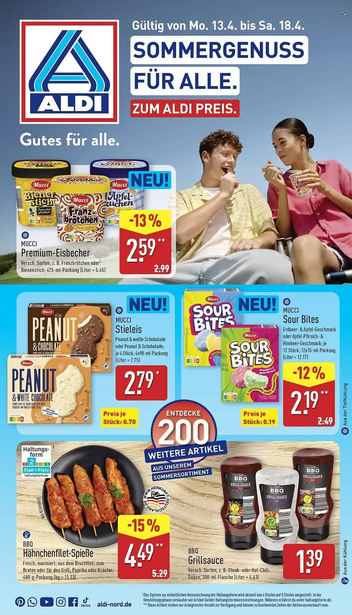 Aldi Nord Prospekt von 13. April bis 18. April 2026 - Prospekt seite 1