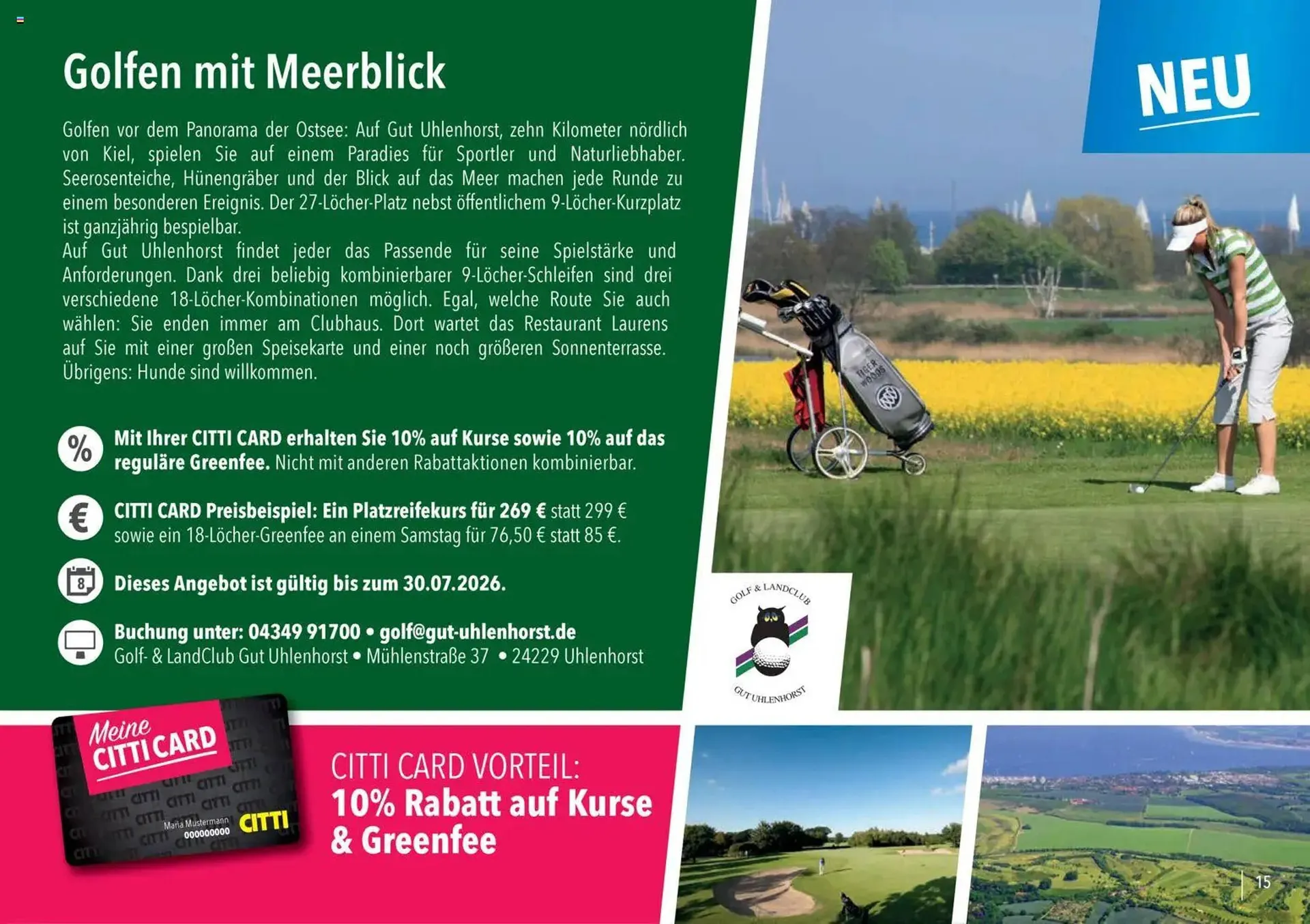 CITTI Markt Prospekt von 20. April bis 19. Juli 2026 - Prospekt seite 15