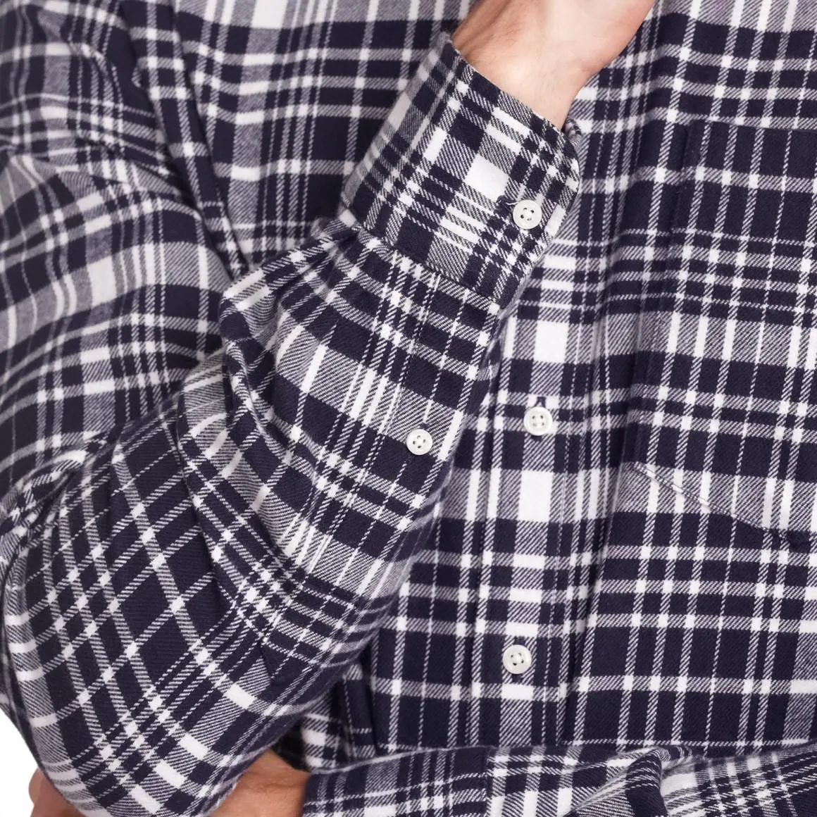Herren Flanell-Hemd in Karo-Muster