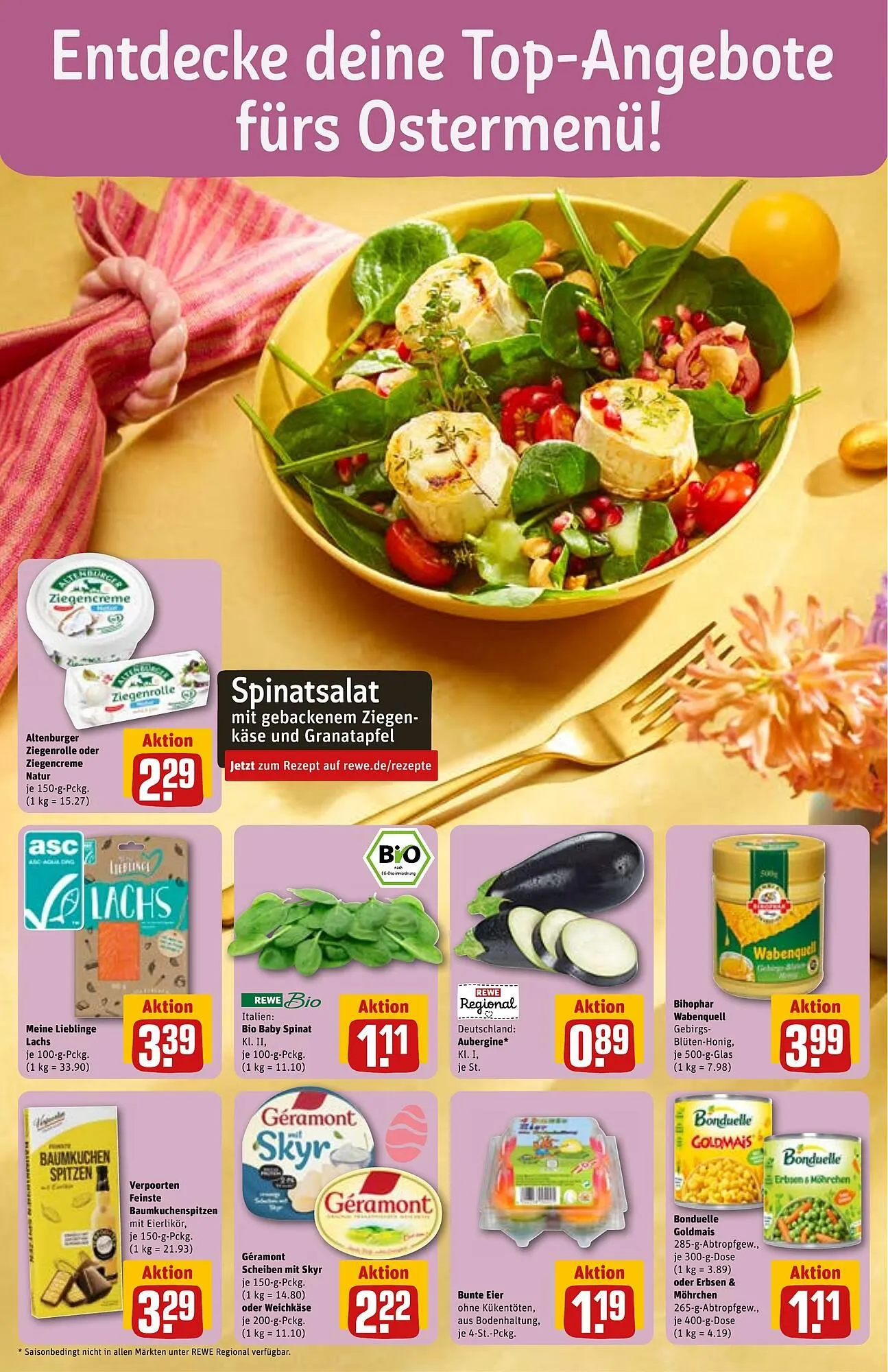 REWE Prospekt von 14. April bis 19. April 2025 - Prospekt seite 16