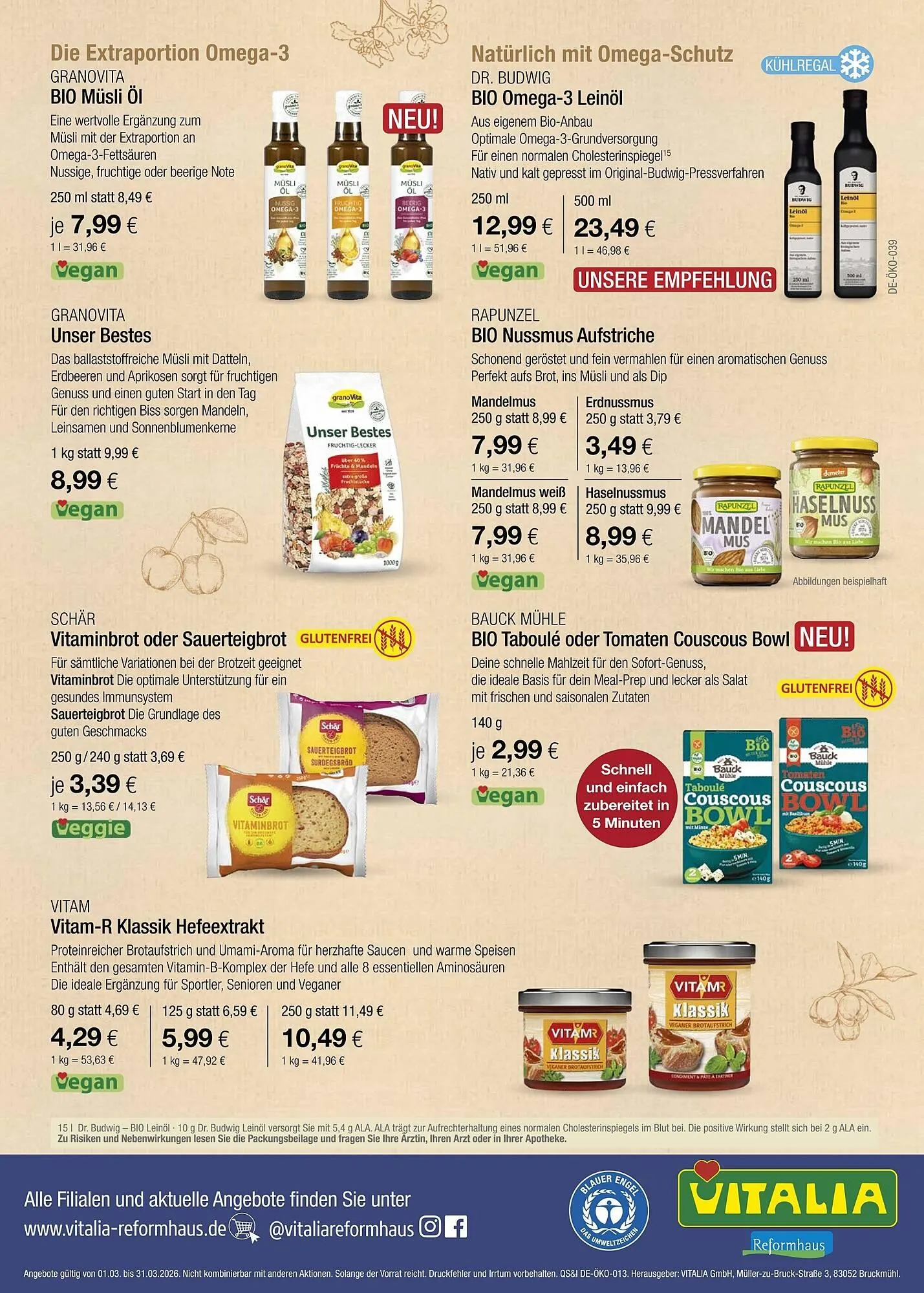 Vitalia Prospekt von 1. März bis 31. März 2026 - Prospekt seite 8