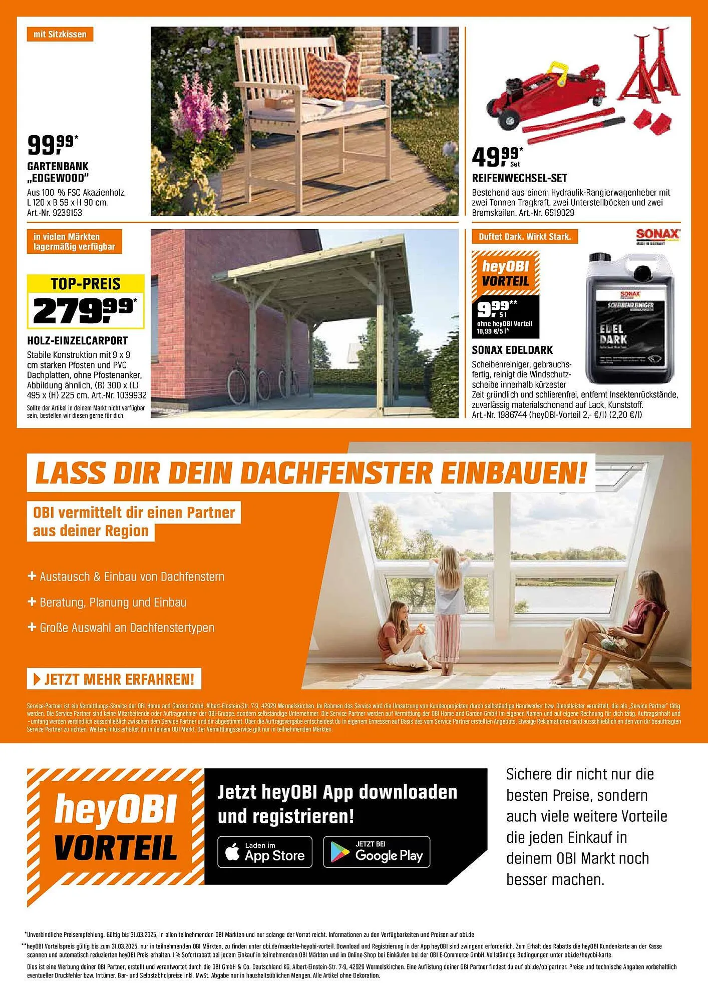 OBI Prospekt von 14. März bis 31. März 2025 - Prospekt seite 20