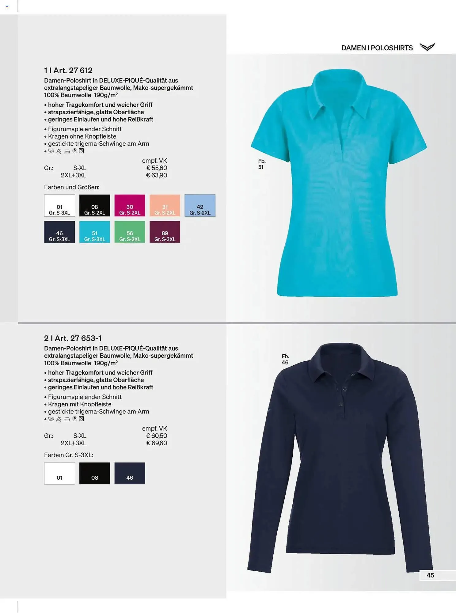 Trigema Prospekt von 1. Februar bis 31. August 2026 - Prospekt seite 45