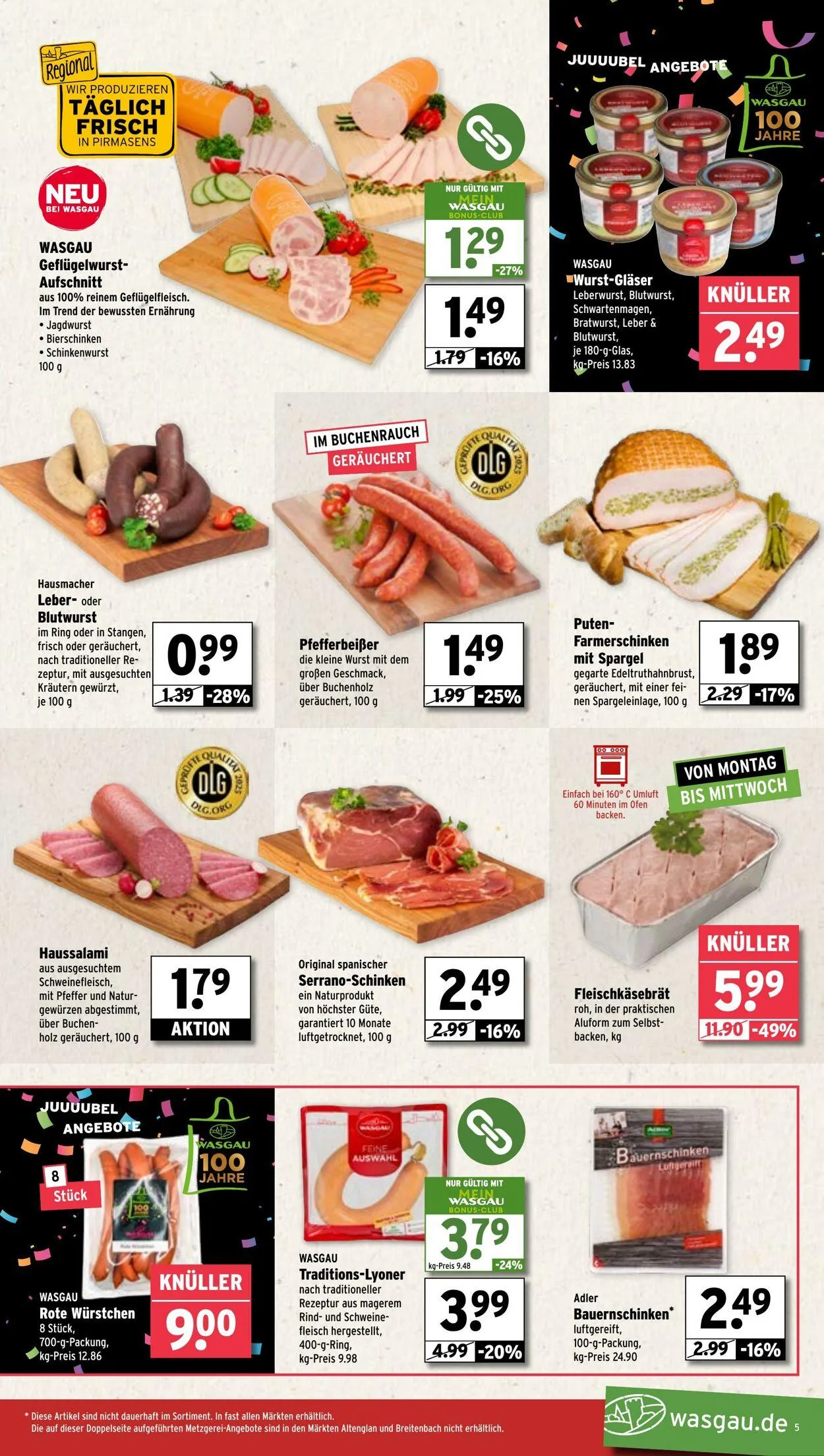 Wasgau von 12. Mai bis 17. Mai 2025 - Prospekt seite 5