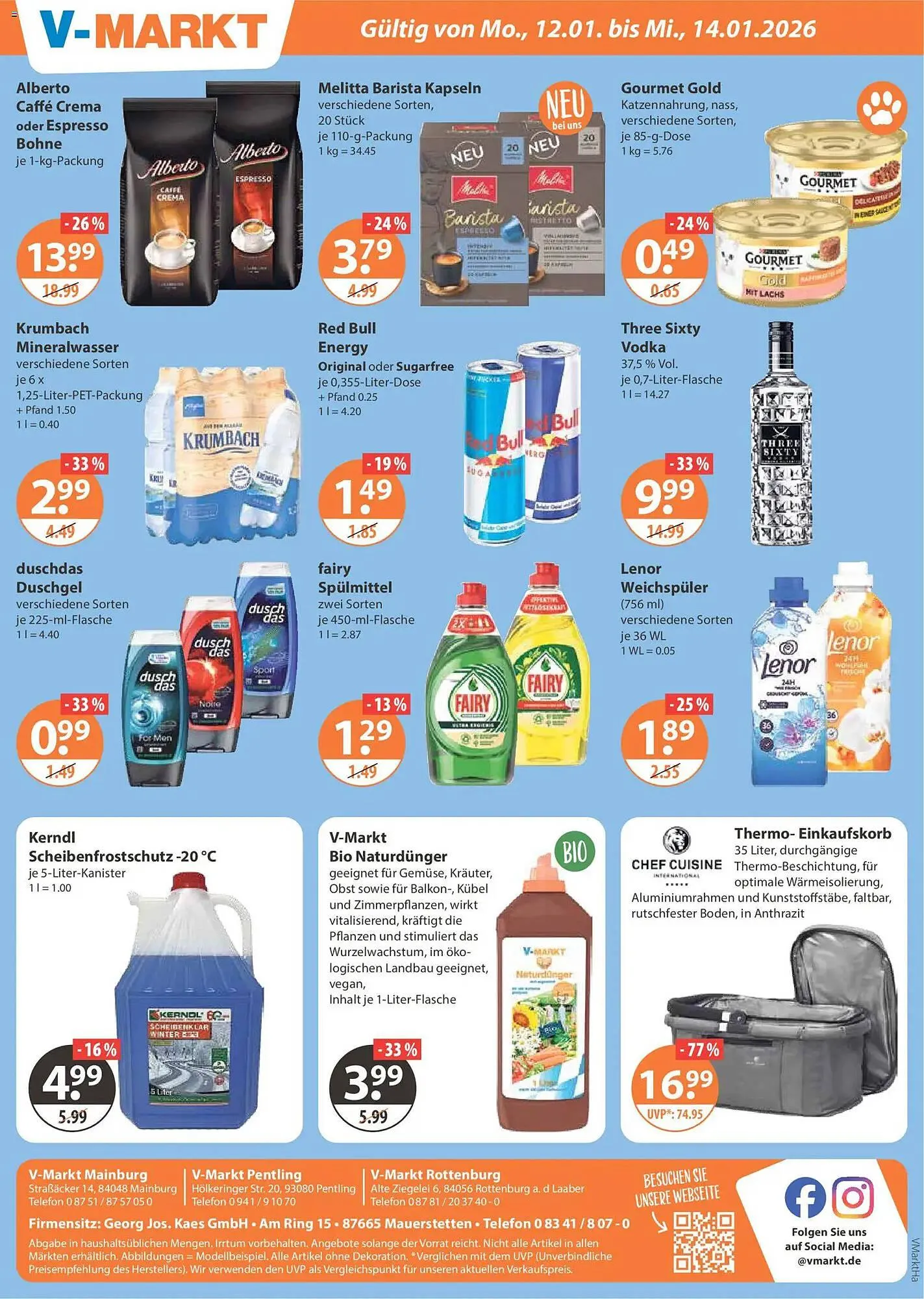 V Markt Prospekt von 8. Januar bis 14. Januar 2026 - Prospekt seite 24