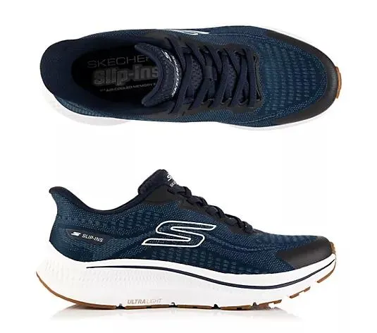 Wählen Sie Ihre Variante: SKECHERS Herren-Slipper Go Run Consistent 2.0 Bungeeschnürung Hands Free Slip-Ins®