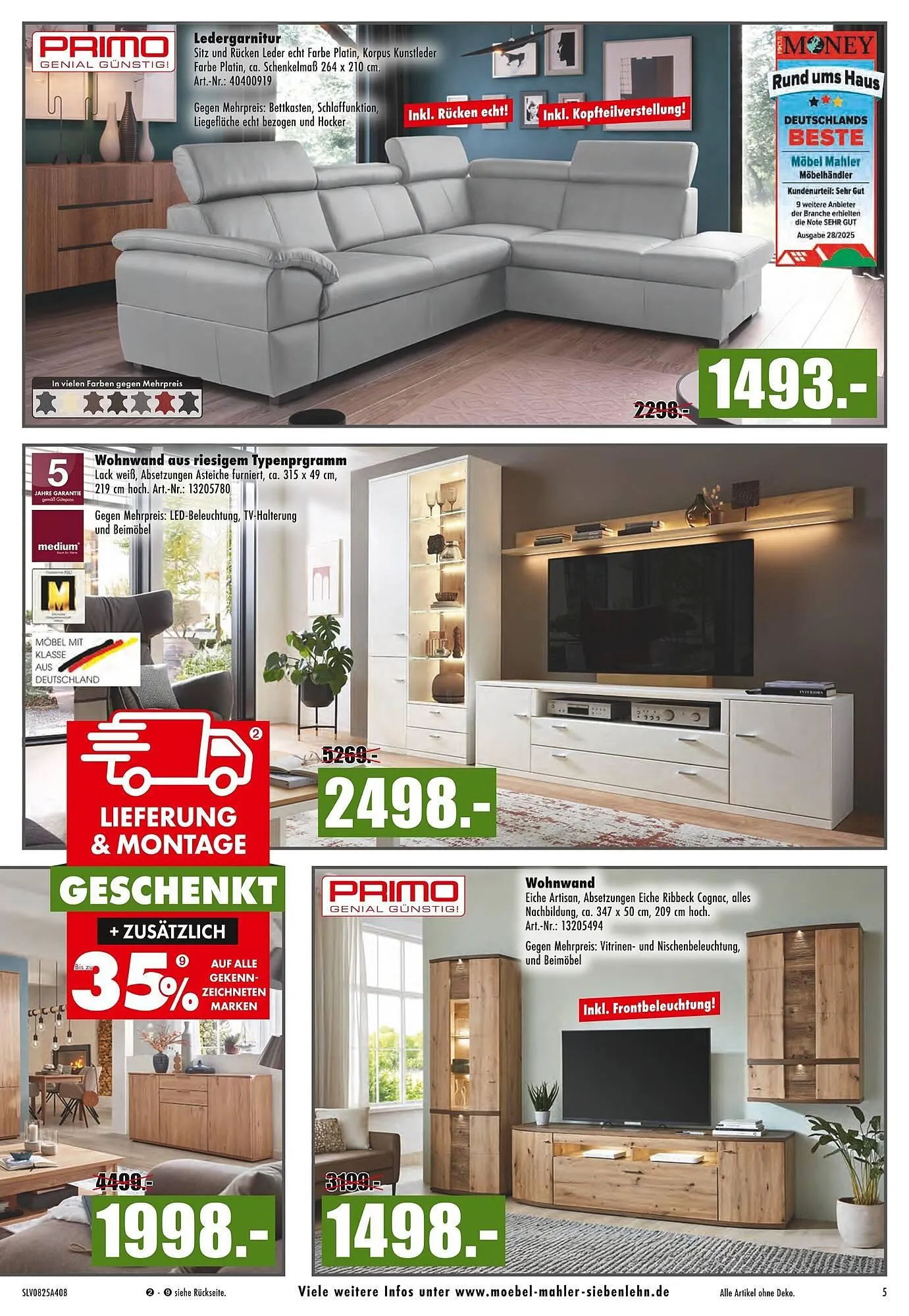 Möbel Mahler Katalog von 17. September bis 30. September 2025 - Prospekt seite 5
