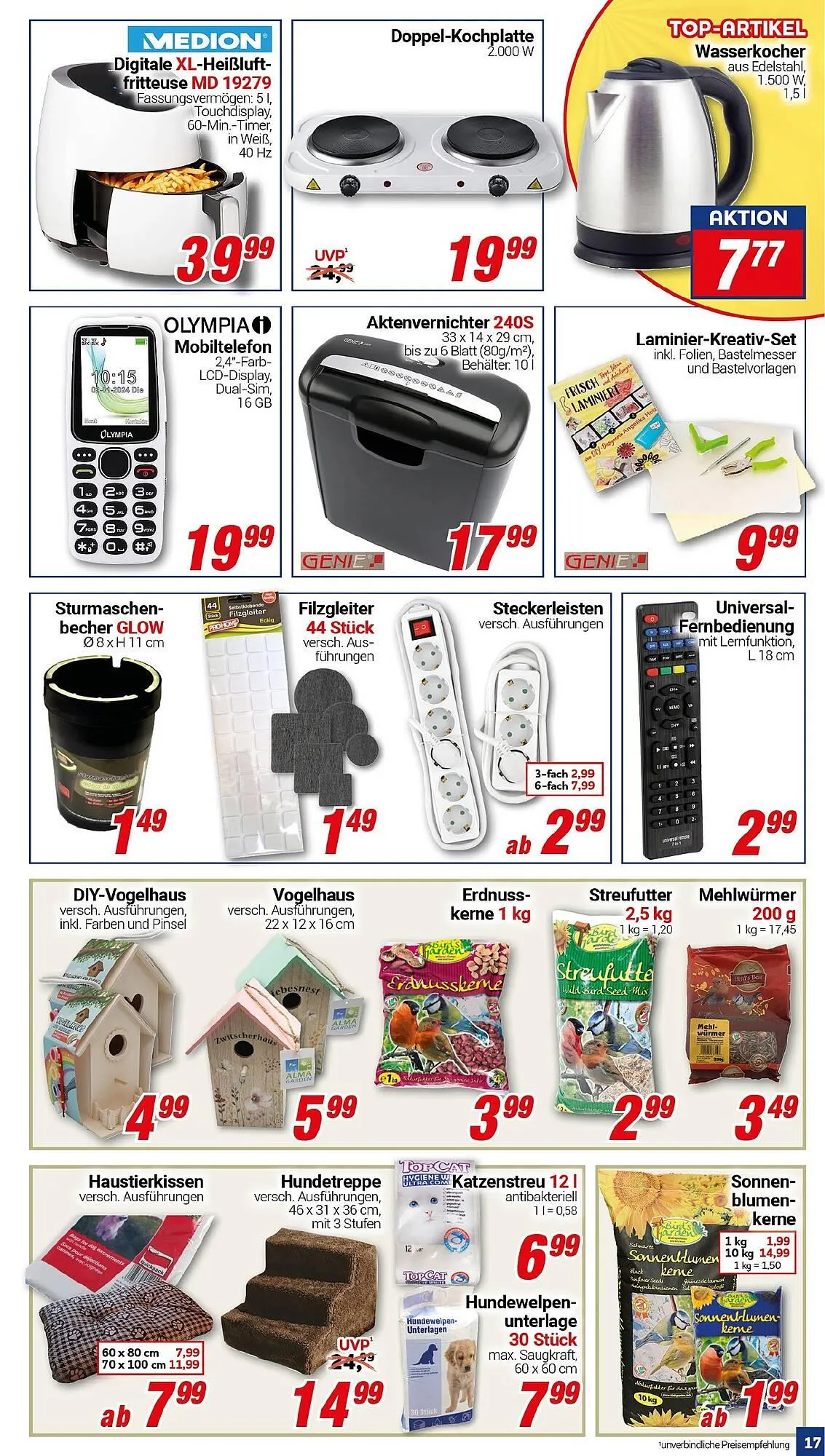 CENTERSHOP Prospekt von 20. April bis 25. April 2026 - Prospekt seite 17