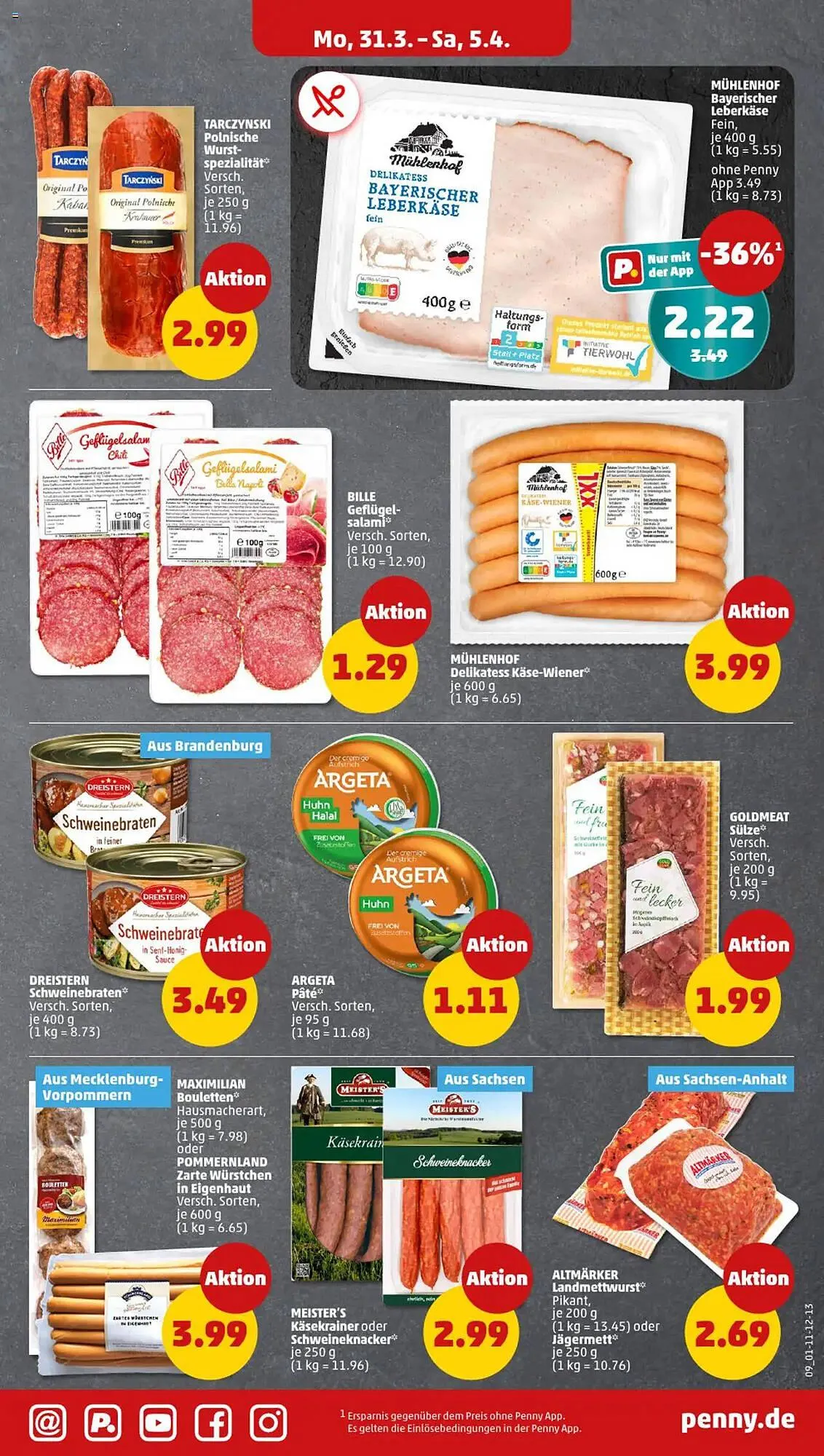 PENNY Prospekt von 31. März bis 5. April 2025 - Prospekt seite 9