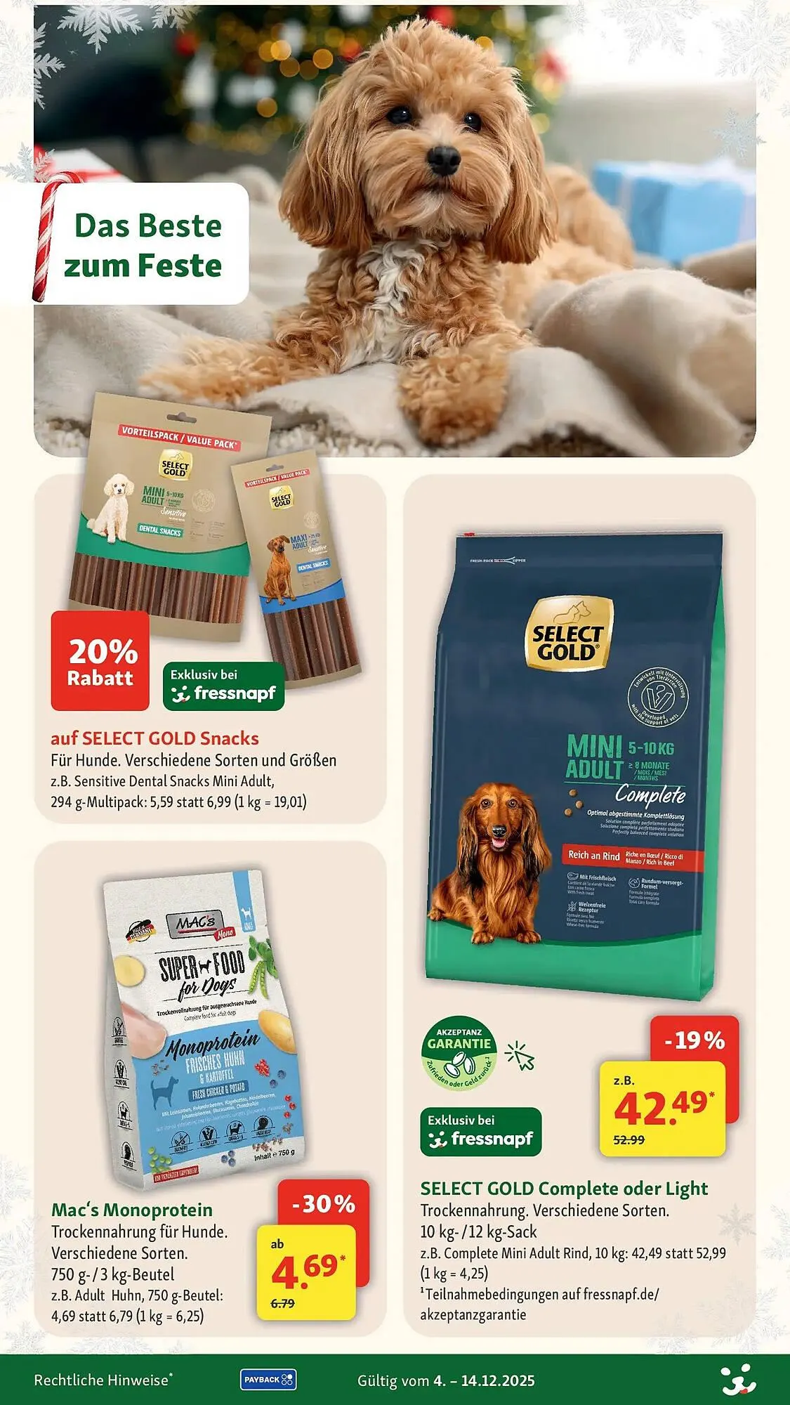 Fressnapf Prospekt von 3. Dezember bis 10. Dezember 2025 - Prospekt seite 5