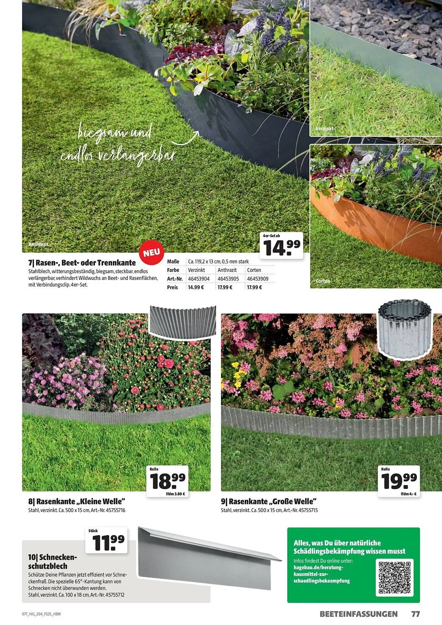 Hagebau Prospekt von 19. September bis 31. Dezember 2025 - Prospekt seite 77