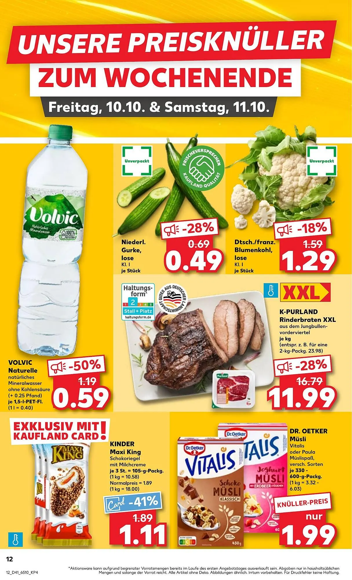 Kaufland Prospekt von 9. Oktober bis 15. Oktober 2025 - Prospekt seite 12