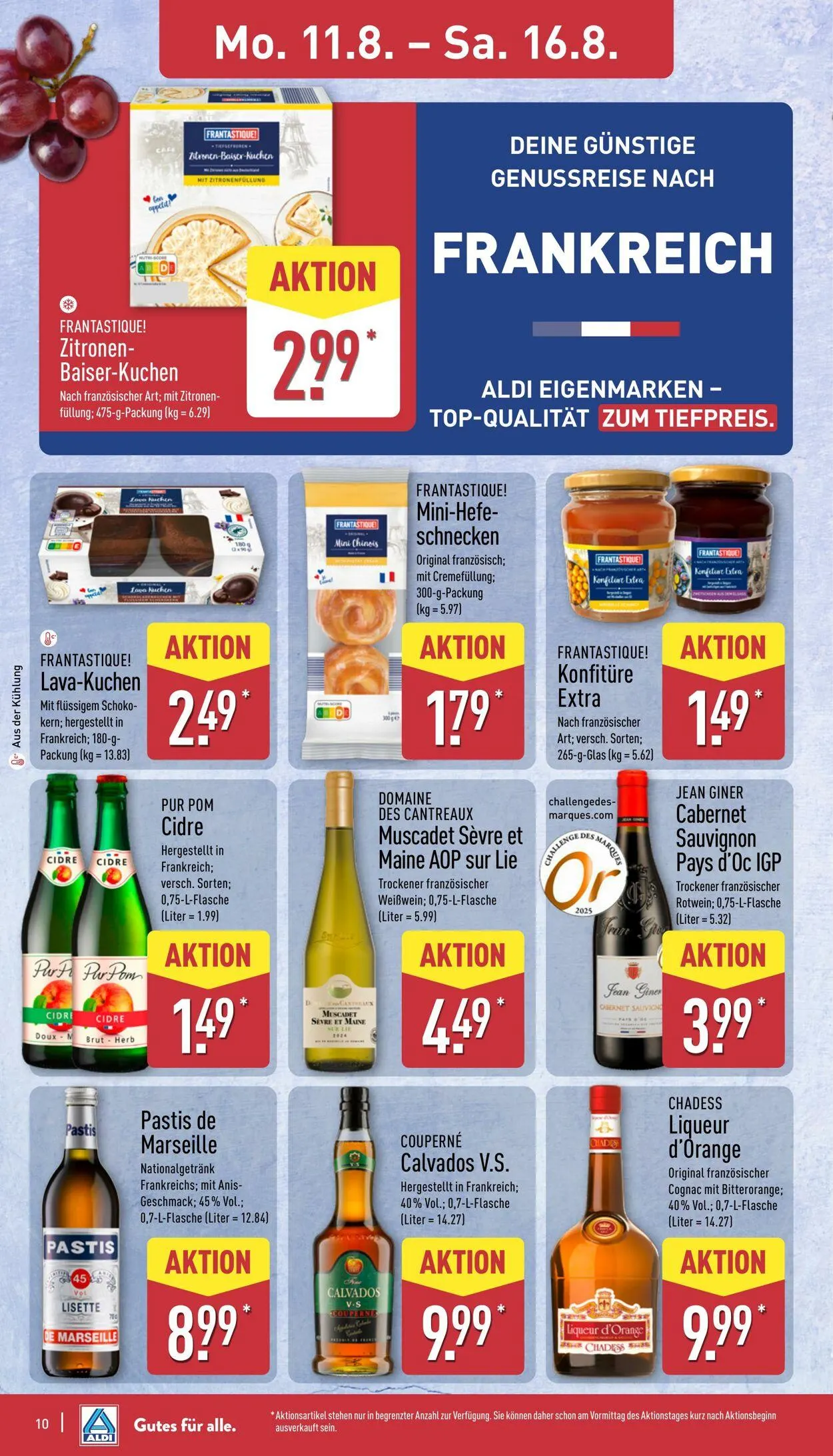 Aldi-Nord von 11. August bis 16. August 2025 - Prospekt seite 10