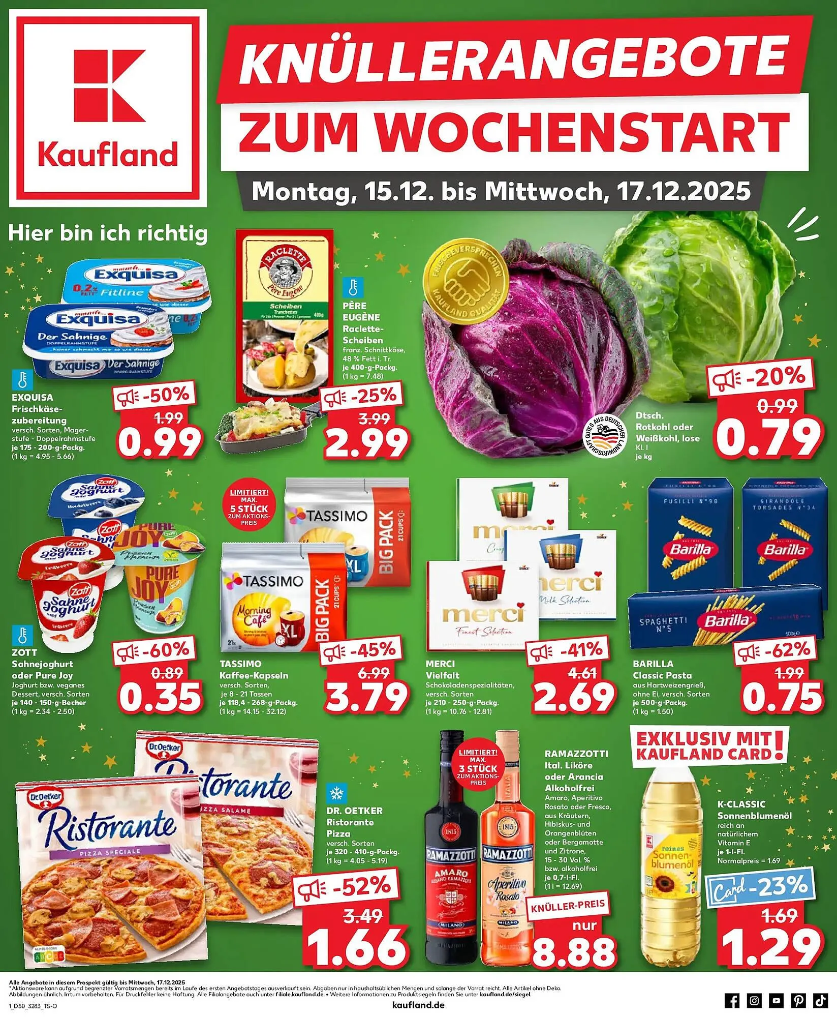Kaufland Prospekt von 14. Dezember bis 17. Dezember 2025 - Prospekt seite 1
