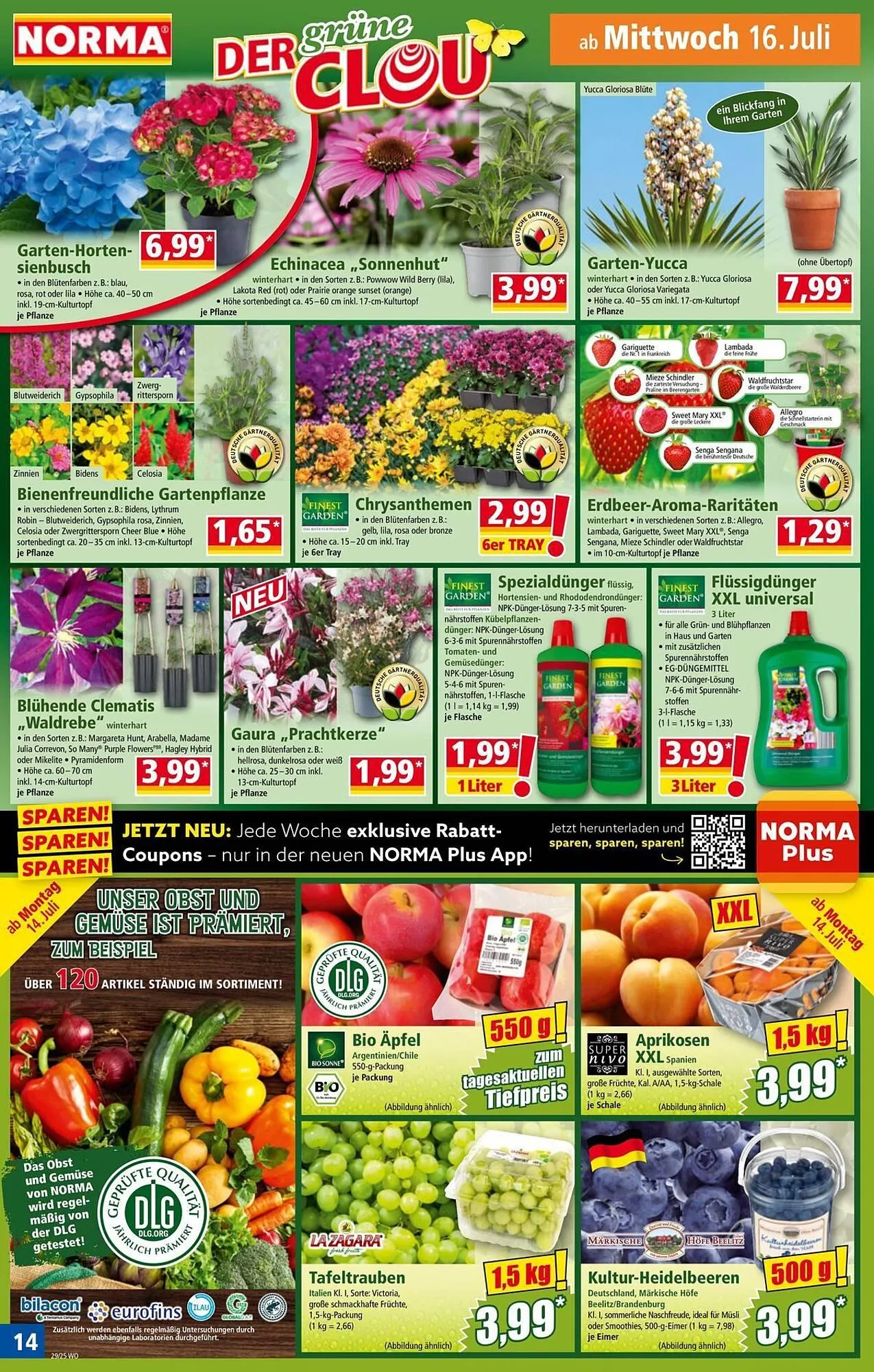 Norma Prospekt von 14. Juli bis 20. Juli 2025 - Prospekt seite 14