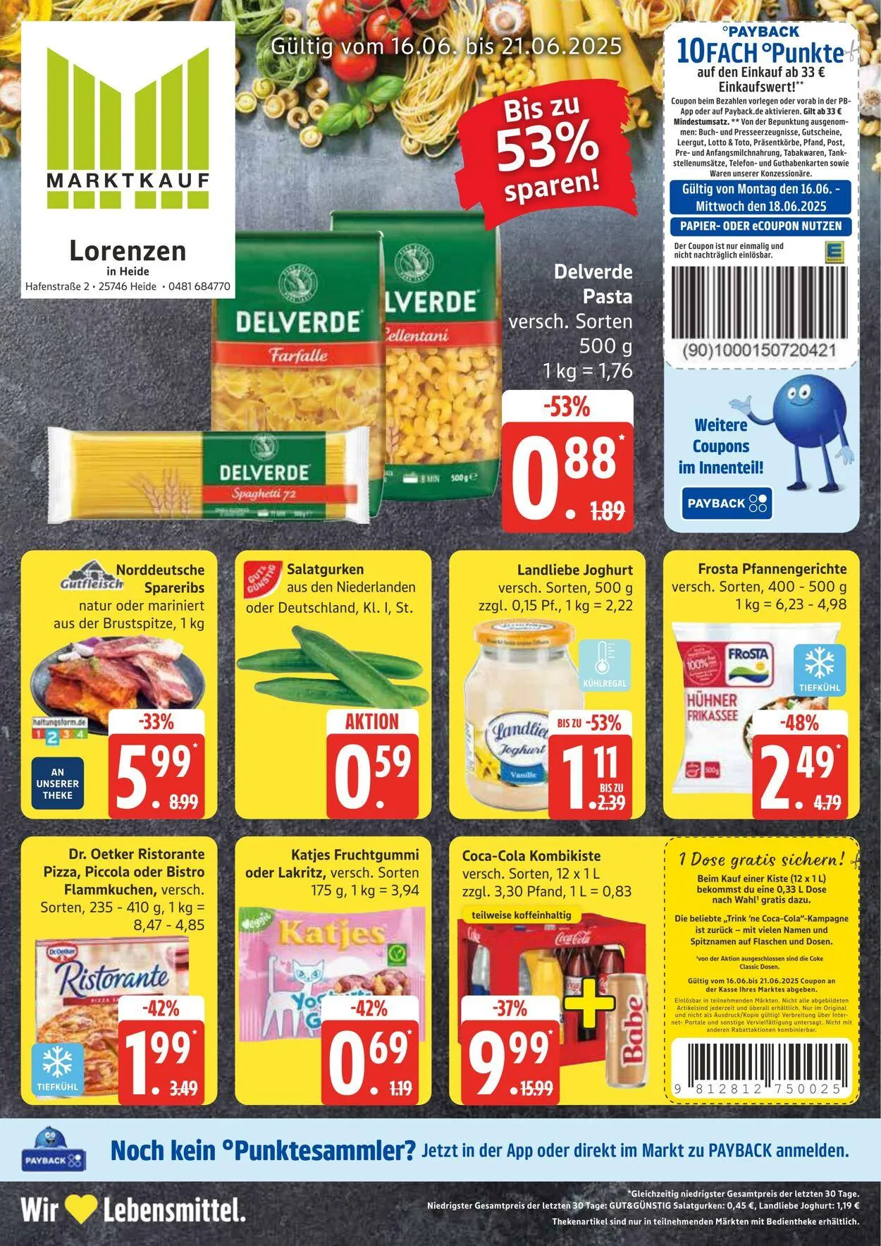 Marktkauf Aktueller Prospekt von 23. Juni bis 28. Juni 2025 - Prospekt seite 1