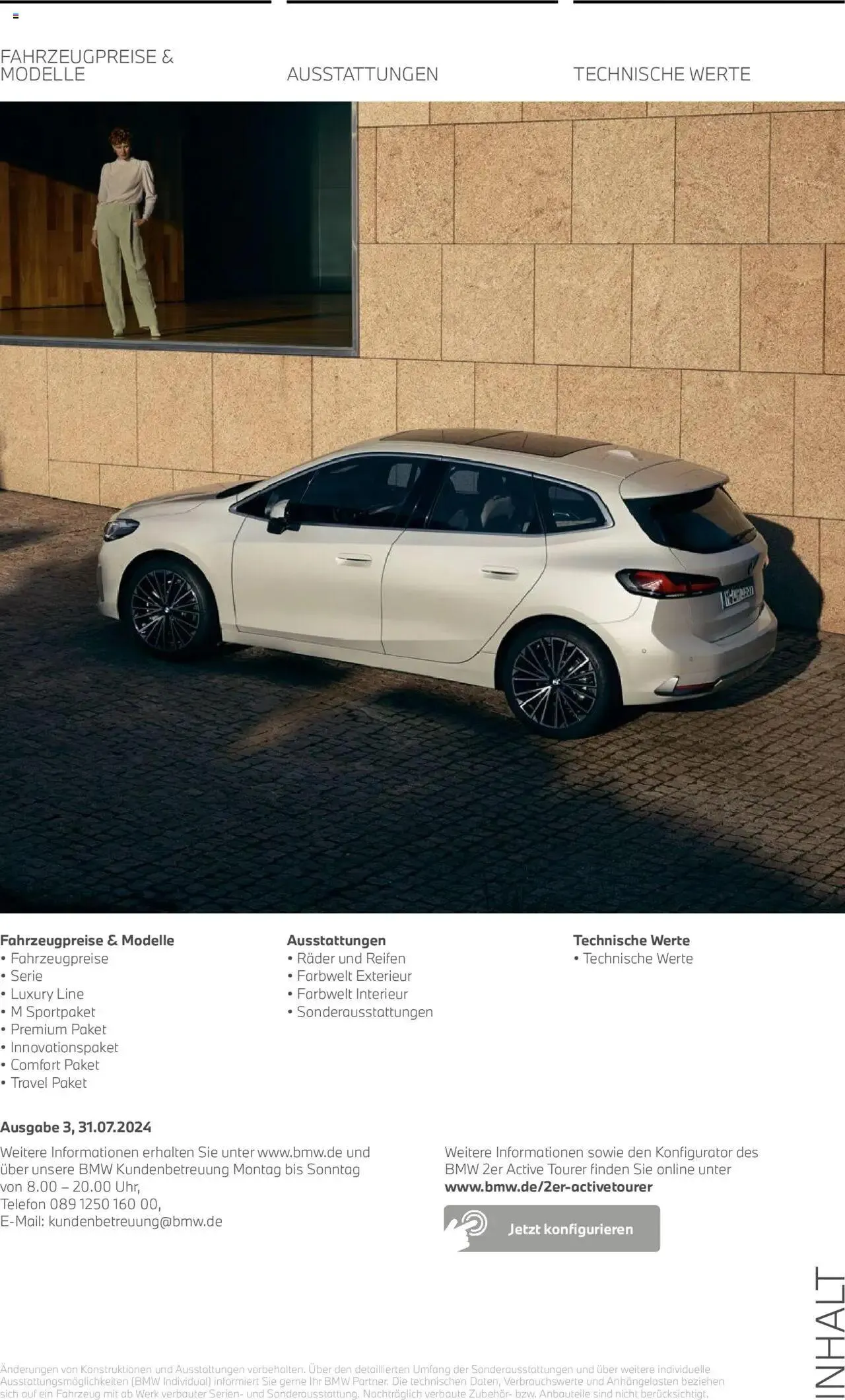 BMW 2er Active Tourer von 1. Juli bis 30. Juni 2025 - Prospekt seite 2