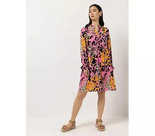 STEFFEN SCHRAUT Kleid Seitennahttaschen elastischer Ärmelsaum figurumspielend