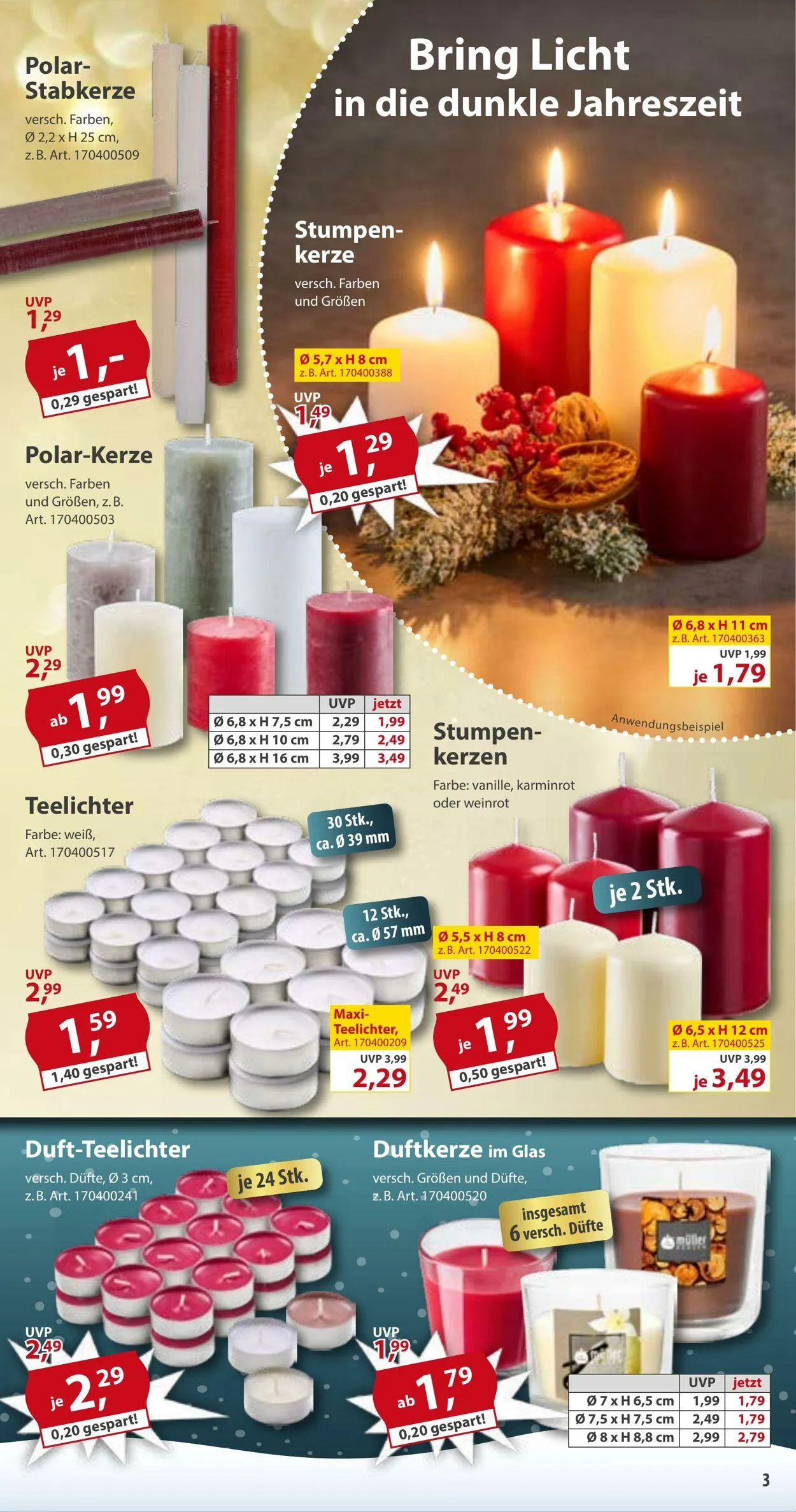 Sonderpreis Baumarkt Aktueller Prospekt von 22. November bis 6. Dezember 2025 - Prospekt seite 3
