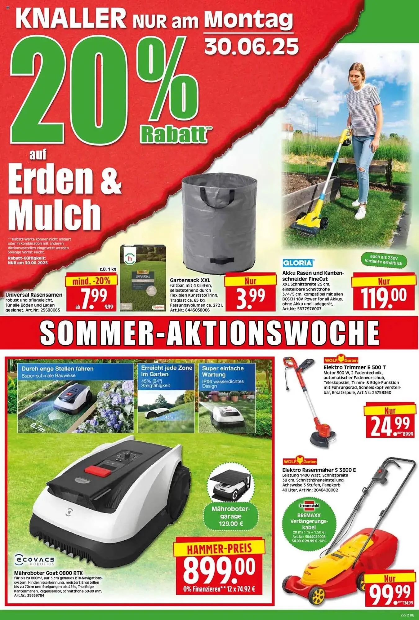 Herkules Baumarkt Prospekt von 30. Juni bis 5. Juli 2025 - Prospekt seite 2