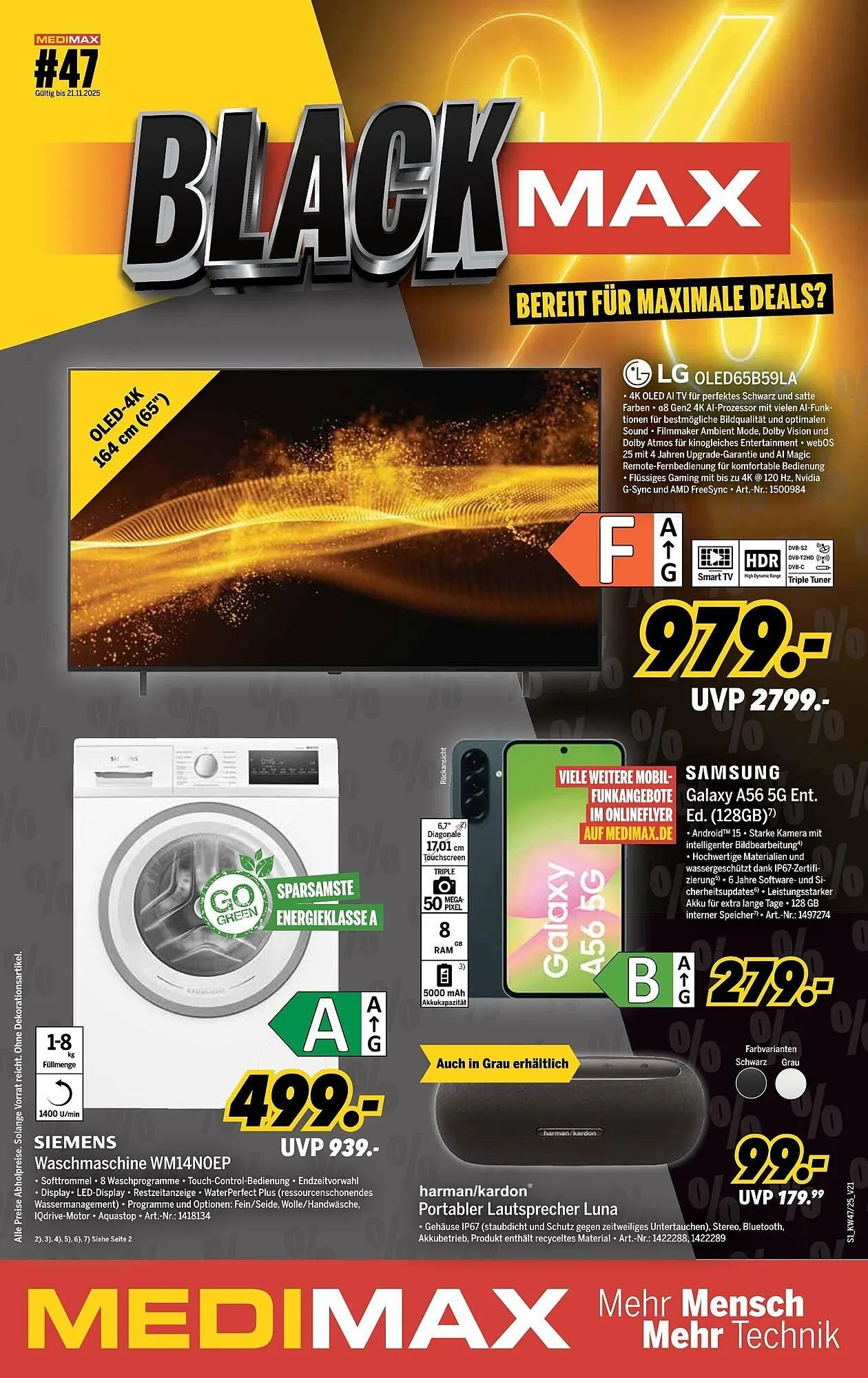 MEDIMAX Prospekt von 14. November bis 21. November 2025 - Prospekt seite 1