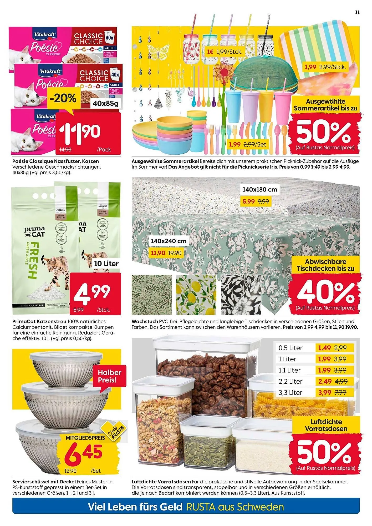 Rusta Prospekt von 14. Juni bis 20. Juni 2025 - Prospekt seite 11