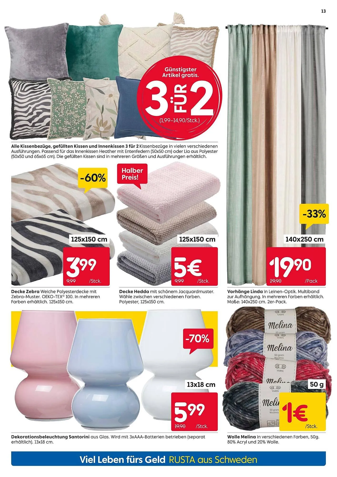 Rusta Prospekt von 17. Januar bis 23. Januar 2026 - Prospekt seite 13