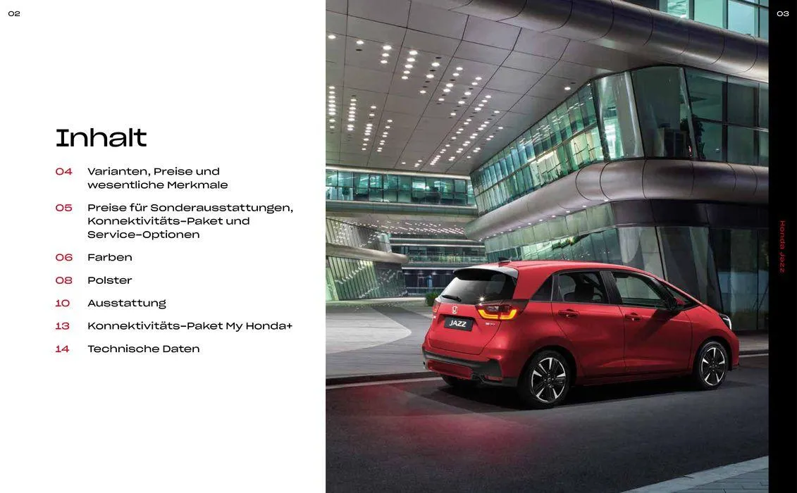 Honda JAZZ PREISE, AUSSTATTUNG, TECHNISCHE DATEN von 6. Juni bis 6. Juni 2025 - Prospekt seite 2