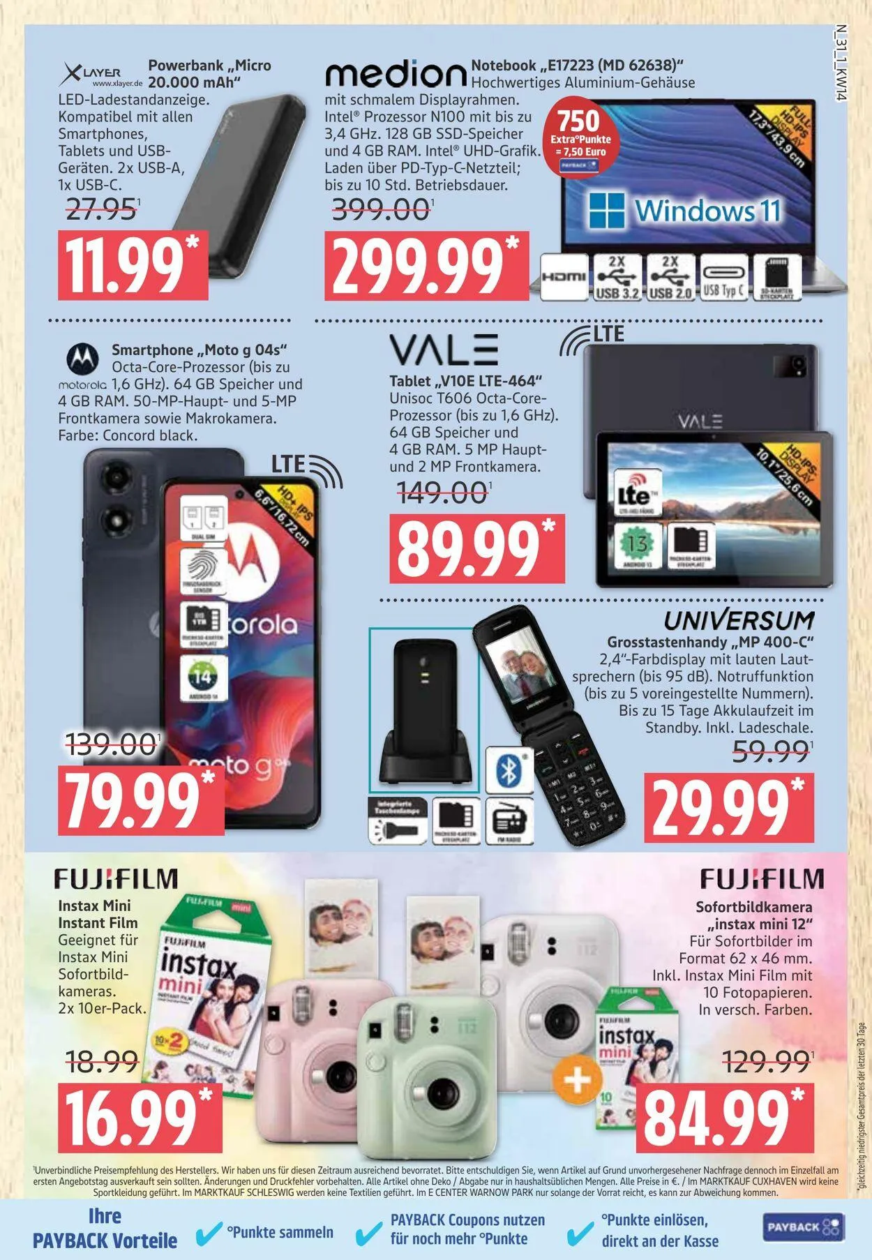 Marktkauf Aktueller Prospekt von 31. März bis 5. April 2025 - Prospekt seite 31