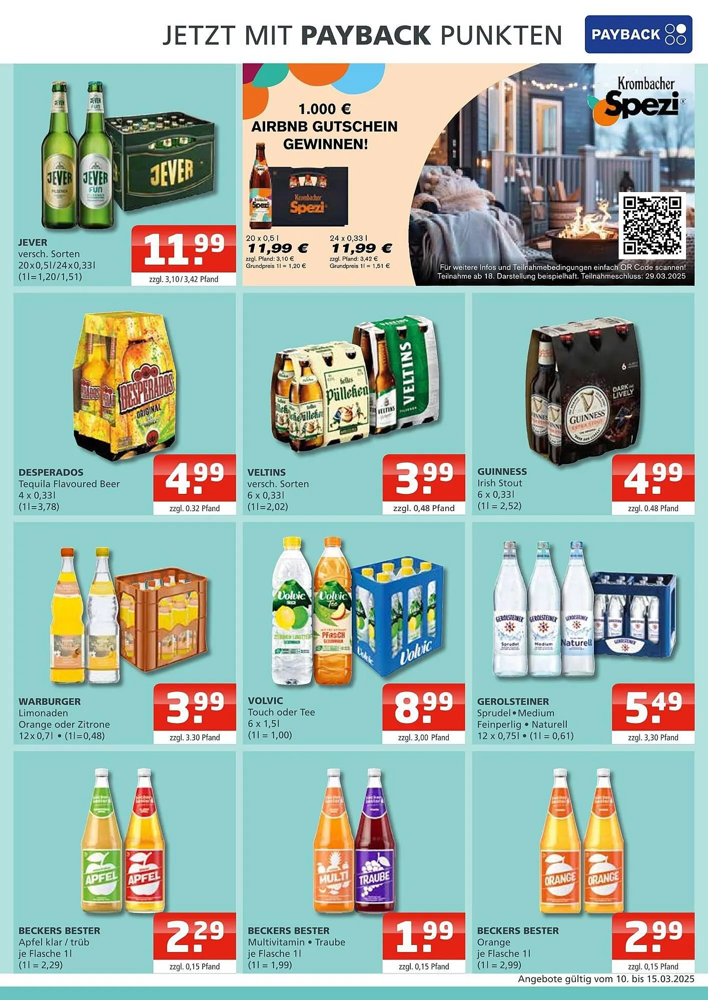 Getränke Oase Prospekt von 10. März bis 15. März 2025 - Prospekt seite 3