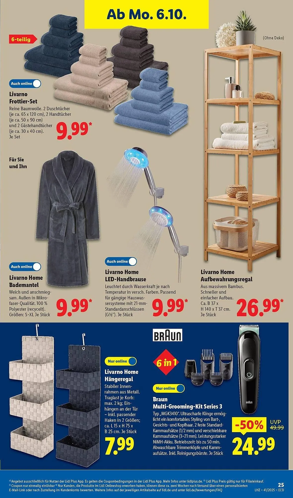 Lidl Prospekt von 6. Oktober bis 11. Oktober 2025 - Prospekt seite 19