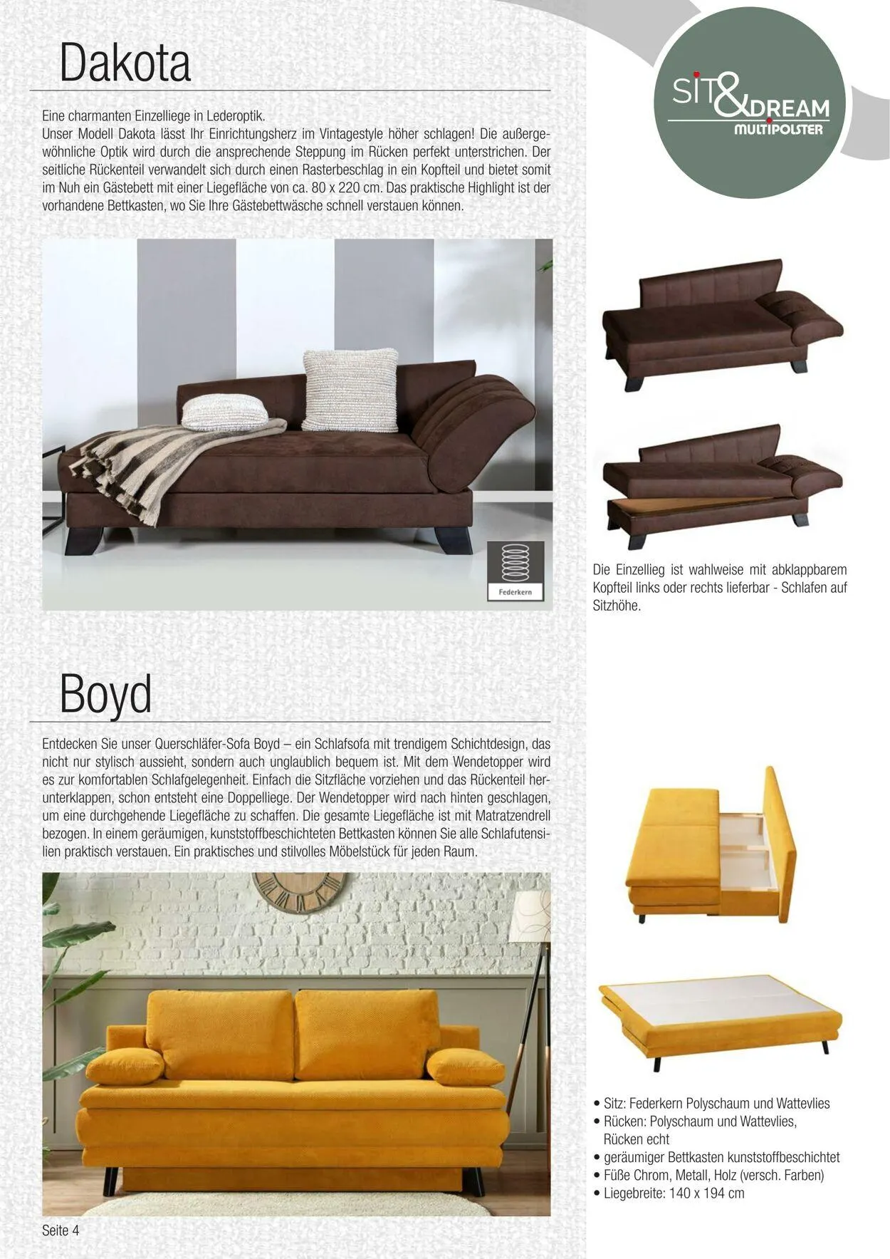 Multipolster Aktueller Prospekt von 2. Juni bis 16. Juni 2025 - Prospekt seite 4