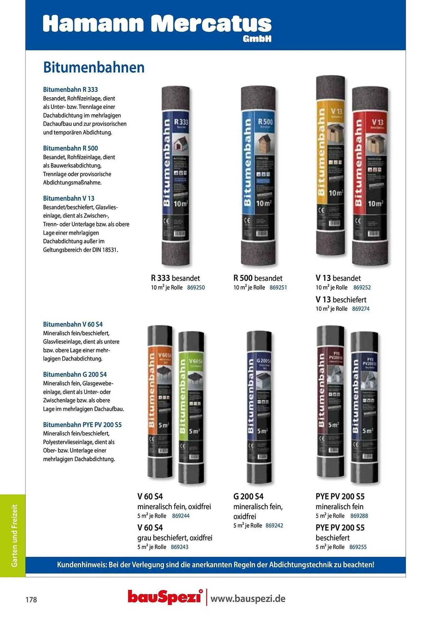 BauSpezi Prospekt von 15. April bis 31. Dezember 2026 - Prospekt seite 180