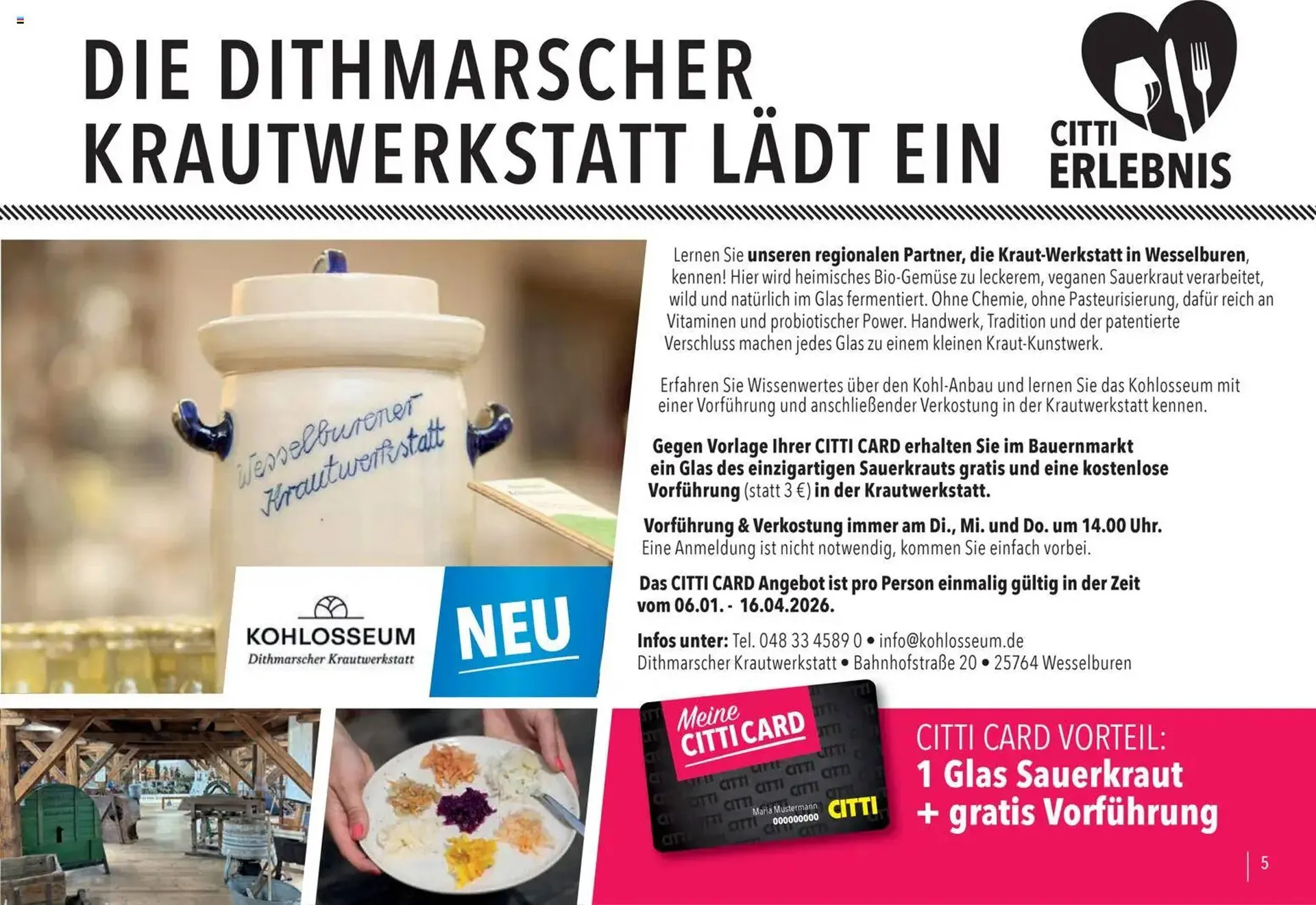 CITTI Markt Prospekt von 1. Januar bis 19. April 2026 - Prospekt seite 5