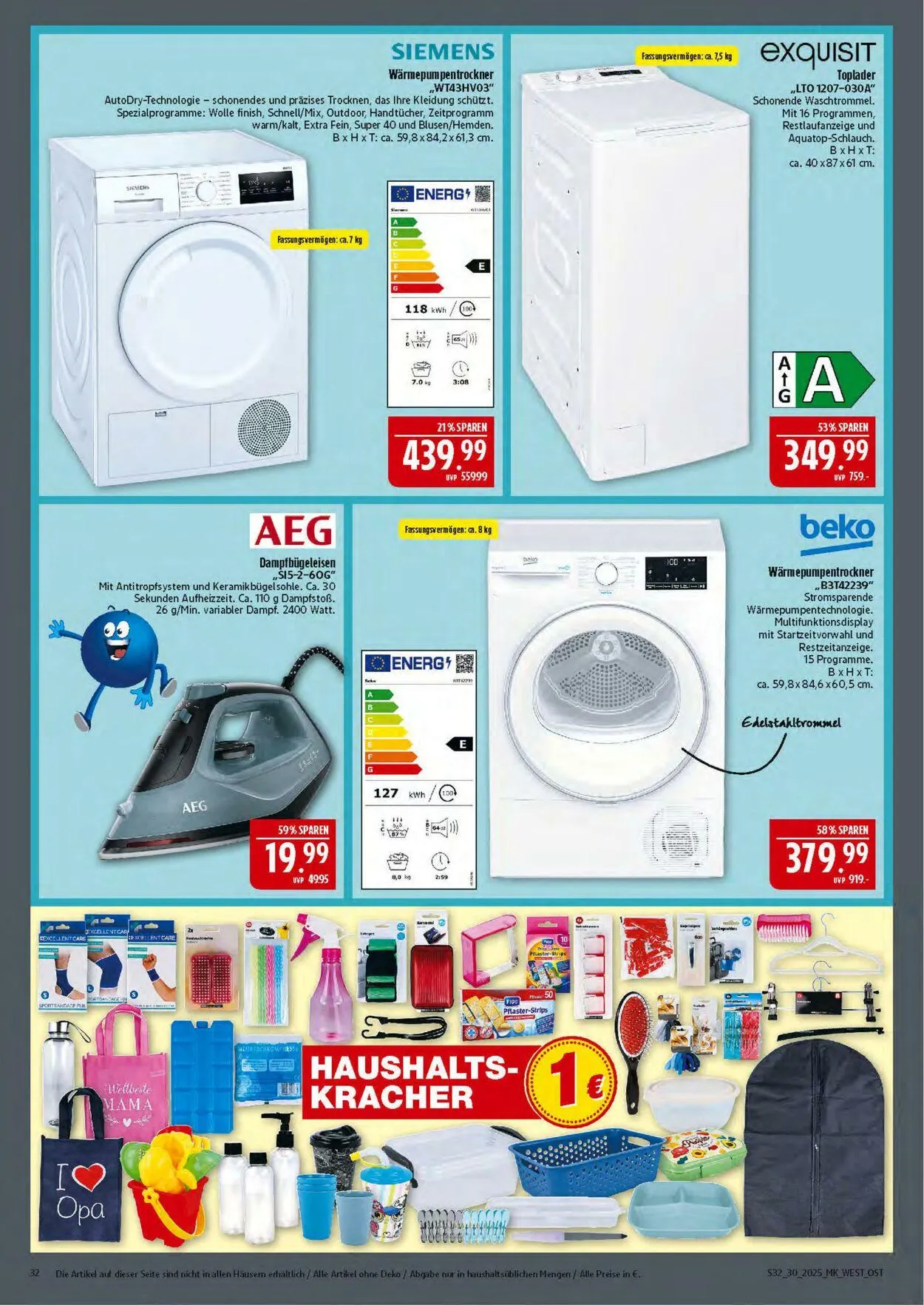 Marktkauf - Nürnberg-Thon Aktueller Prospekt von 21. Juli bis 26. Juli 2025 - Prospekt seite 32