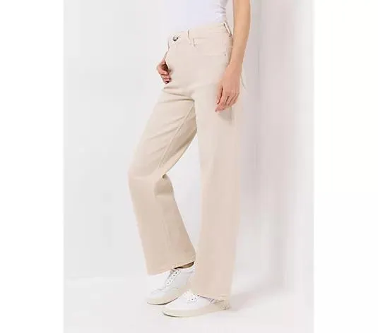 VIA MILANO Jeans. 1/1-Länge 5-Pocket-Style Straight Fit mit weitem Beinverlauf