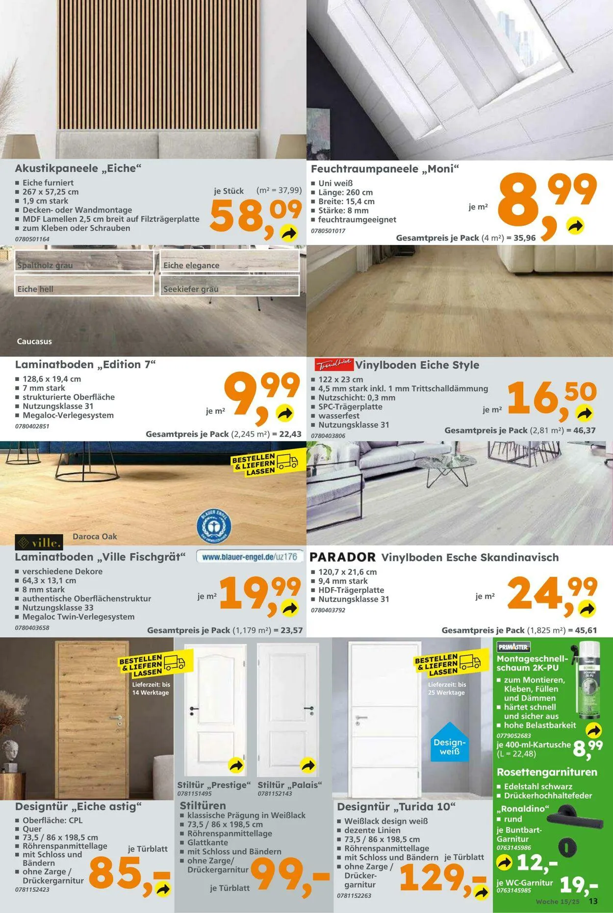 Globus Baumarkt Aktueller Prospekt von 6. April bis 12. April 2025 - Prospekt seite 13