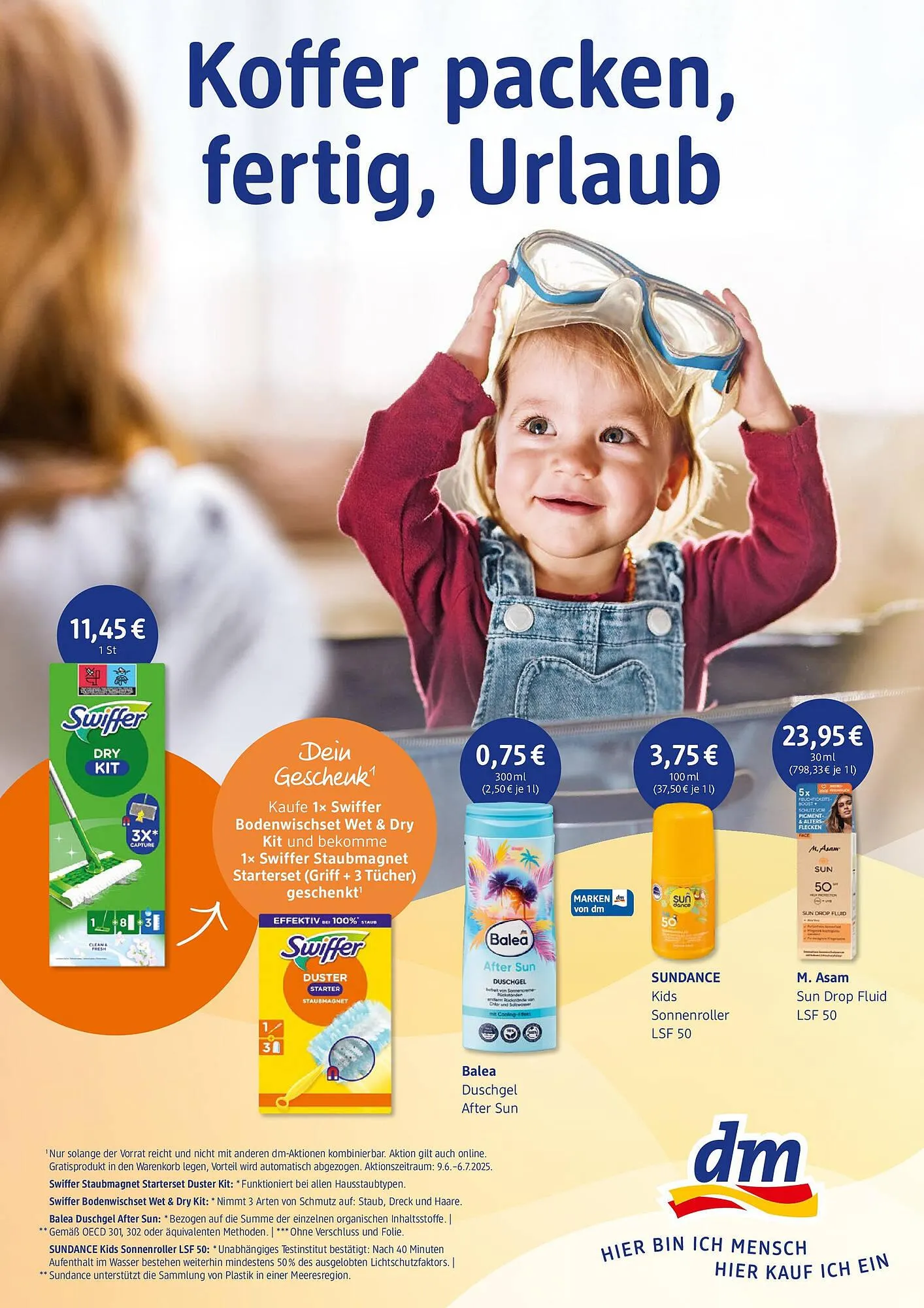 dm drogerie Prospekt von 17. Juni bis 6. Juli 2025 - Prospekt seite 1
