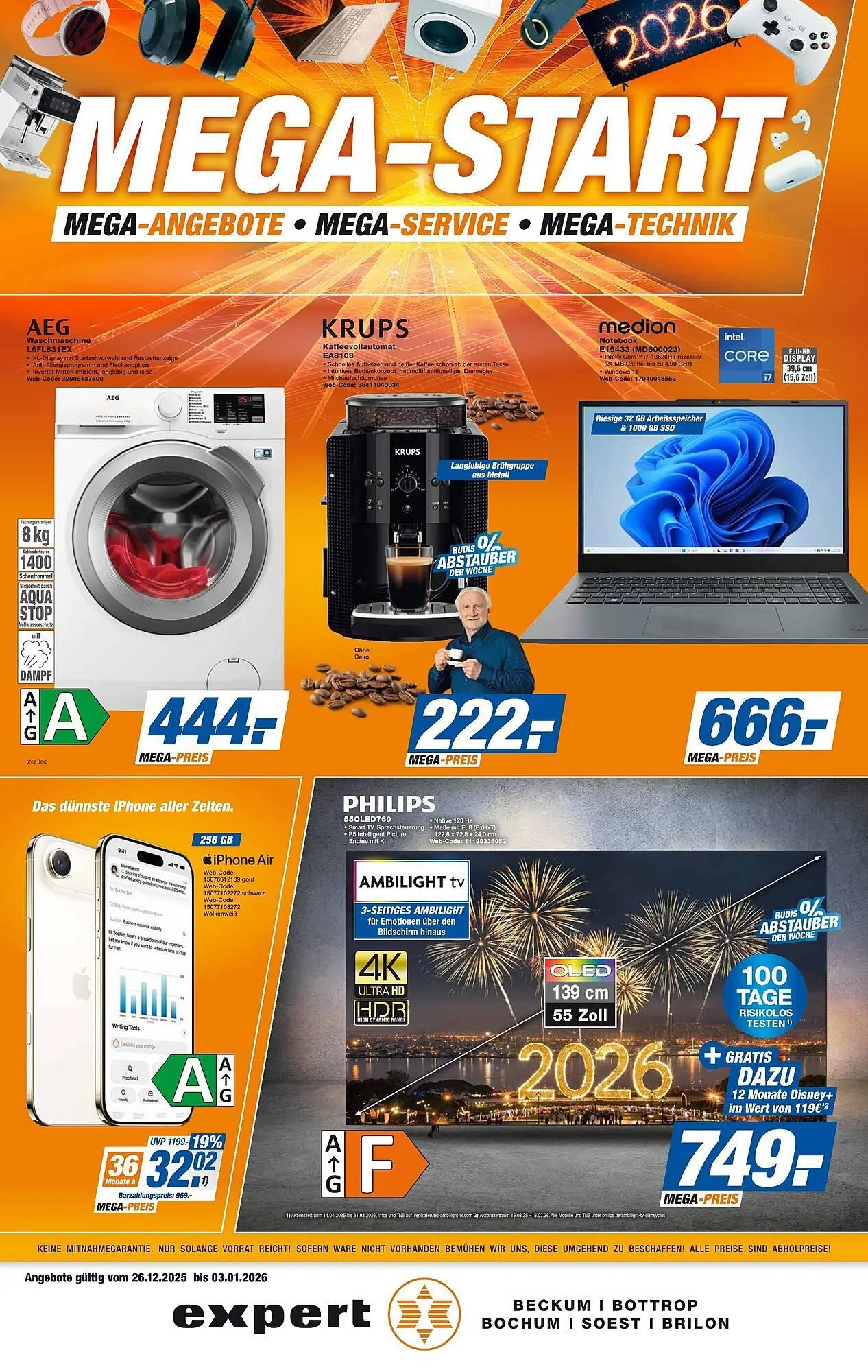 Expert Prospekt von 26. Dezember bis 1. Januar 2026 - Prospekt seite 1