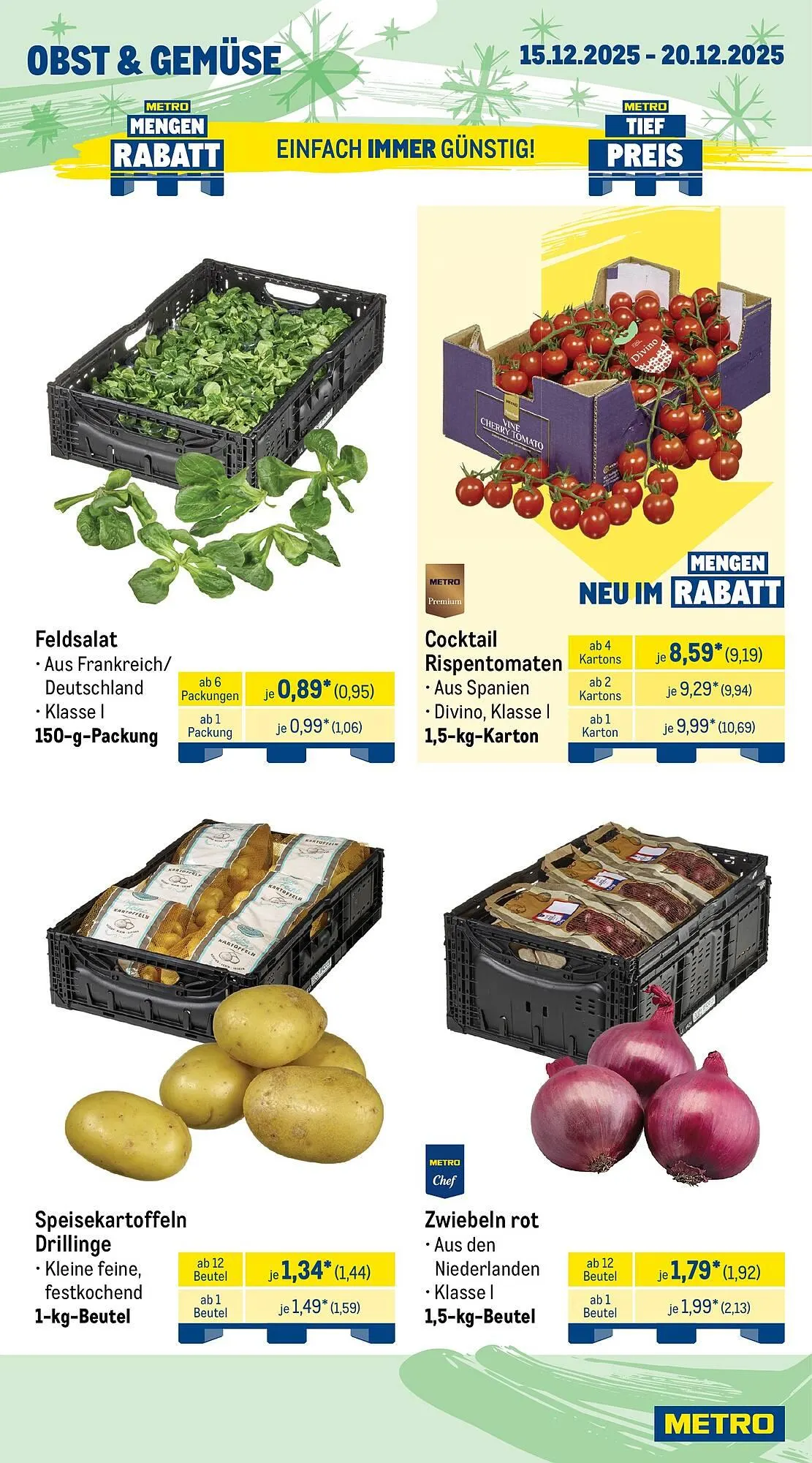 METRO Prospekt von 15. Dezember bis 20. Dezember 2025 - Prospekt seite 9