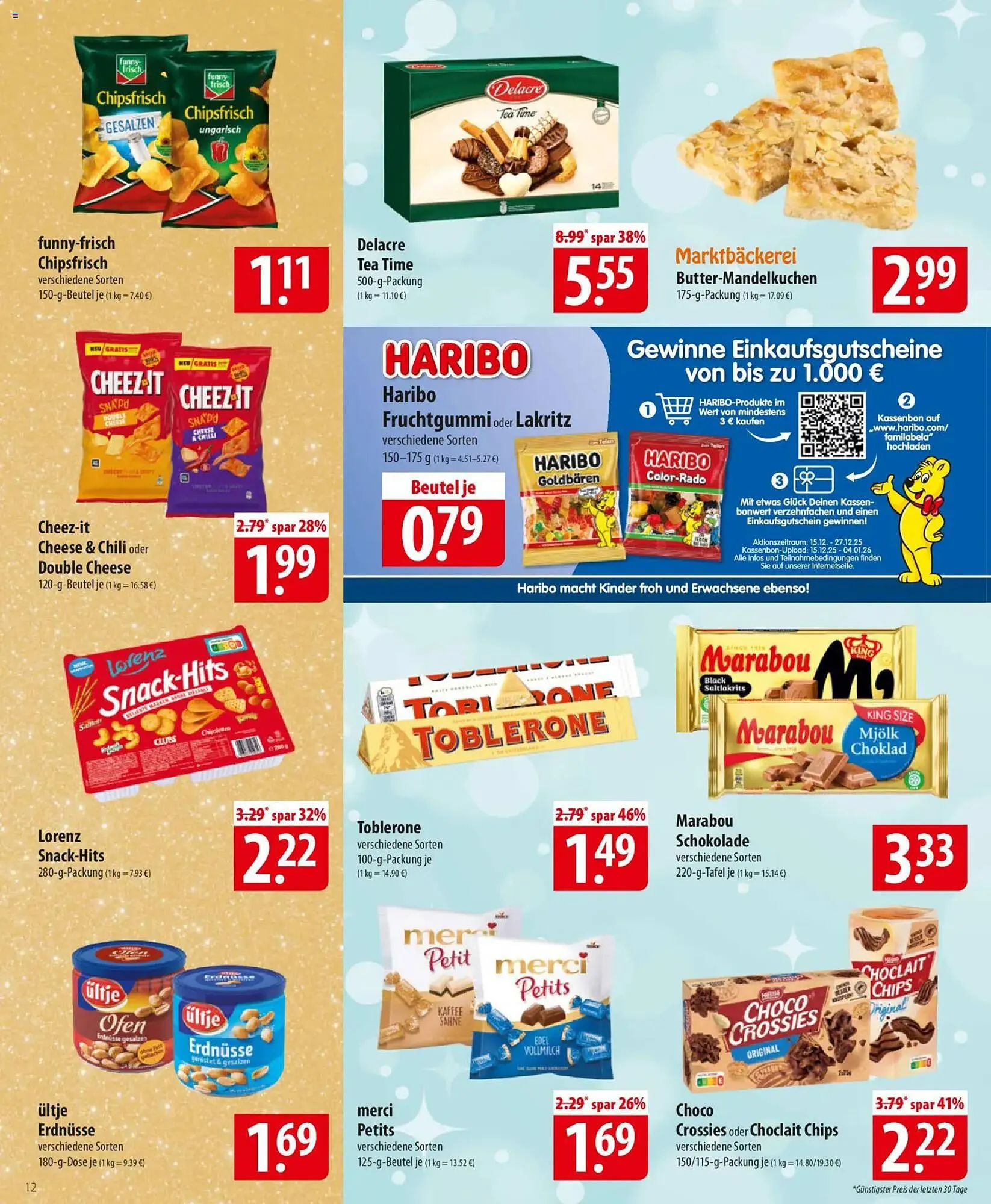 Famila Nord Ost Prospekt von 15. Dezember bis 20. Dezember 2025 - Prospekt seite 12