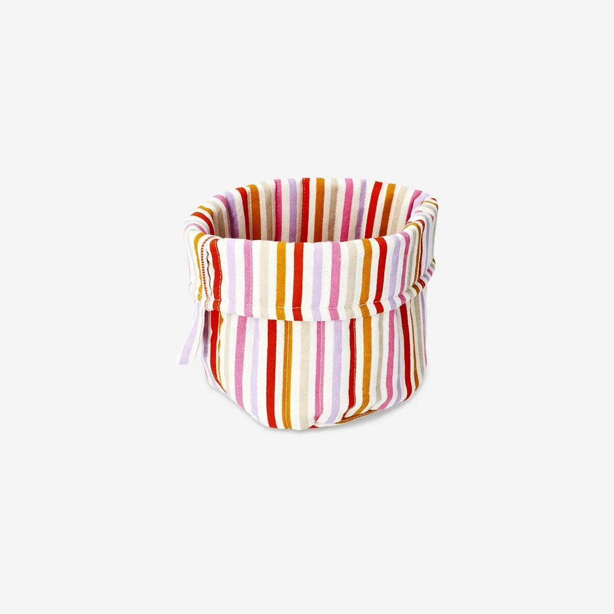 Storage basket with stripes - 20 cm