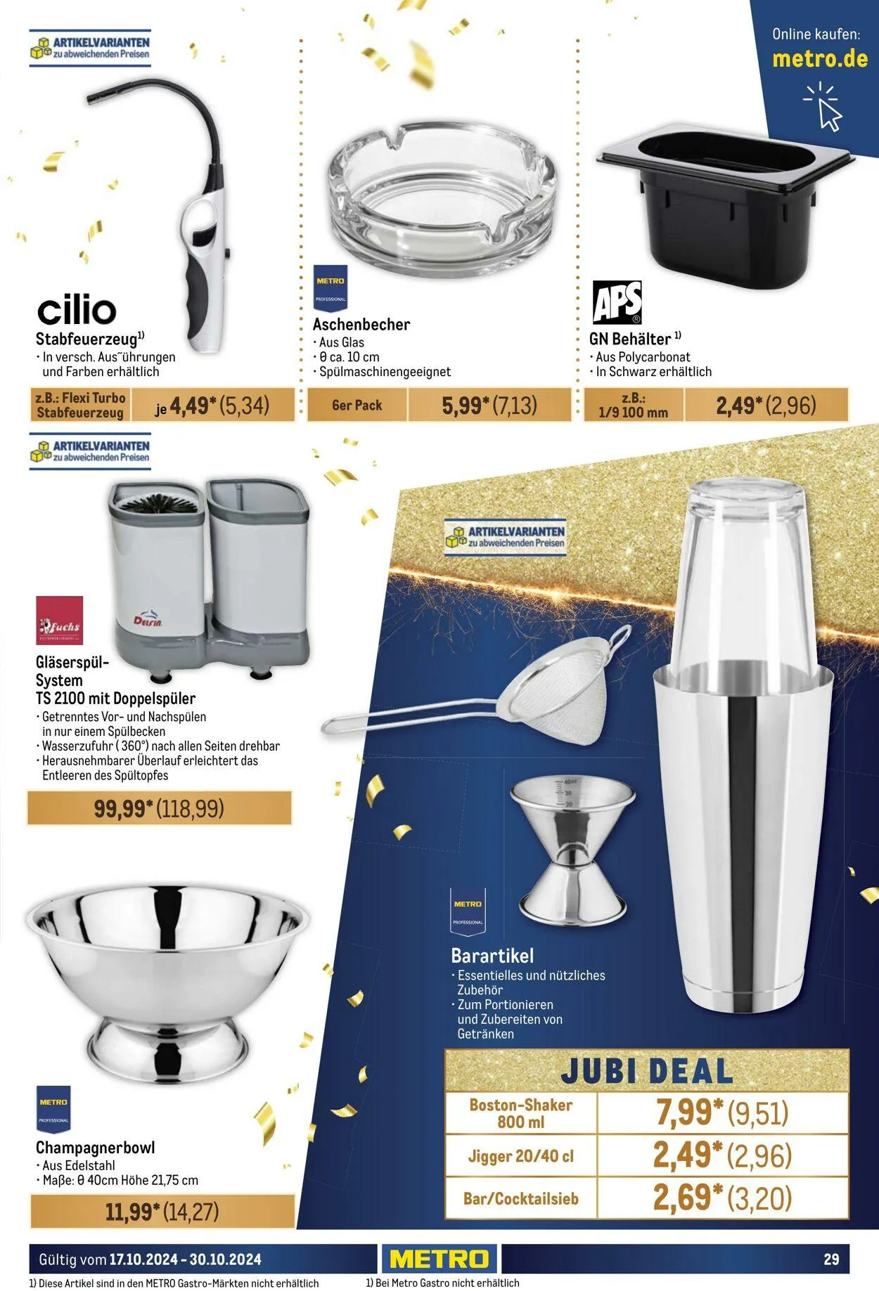 Metro Aktueller Prospekt von 4. September bis 18. September 2025 - Prospekt seite 31