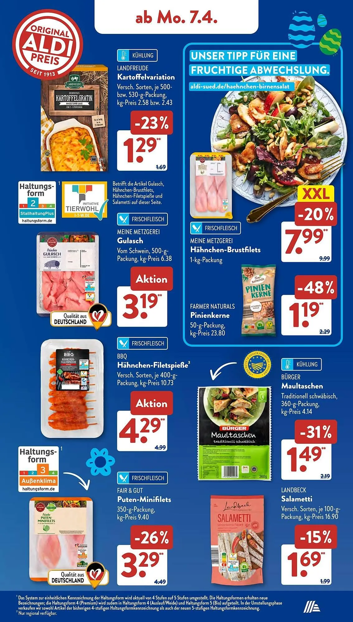 Aldi Süd Prospekt von 7. April bis 13. April 2025 - Prospekt seite 20
